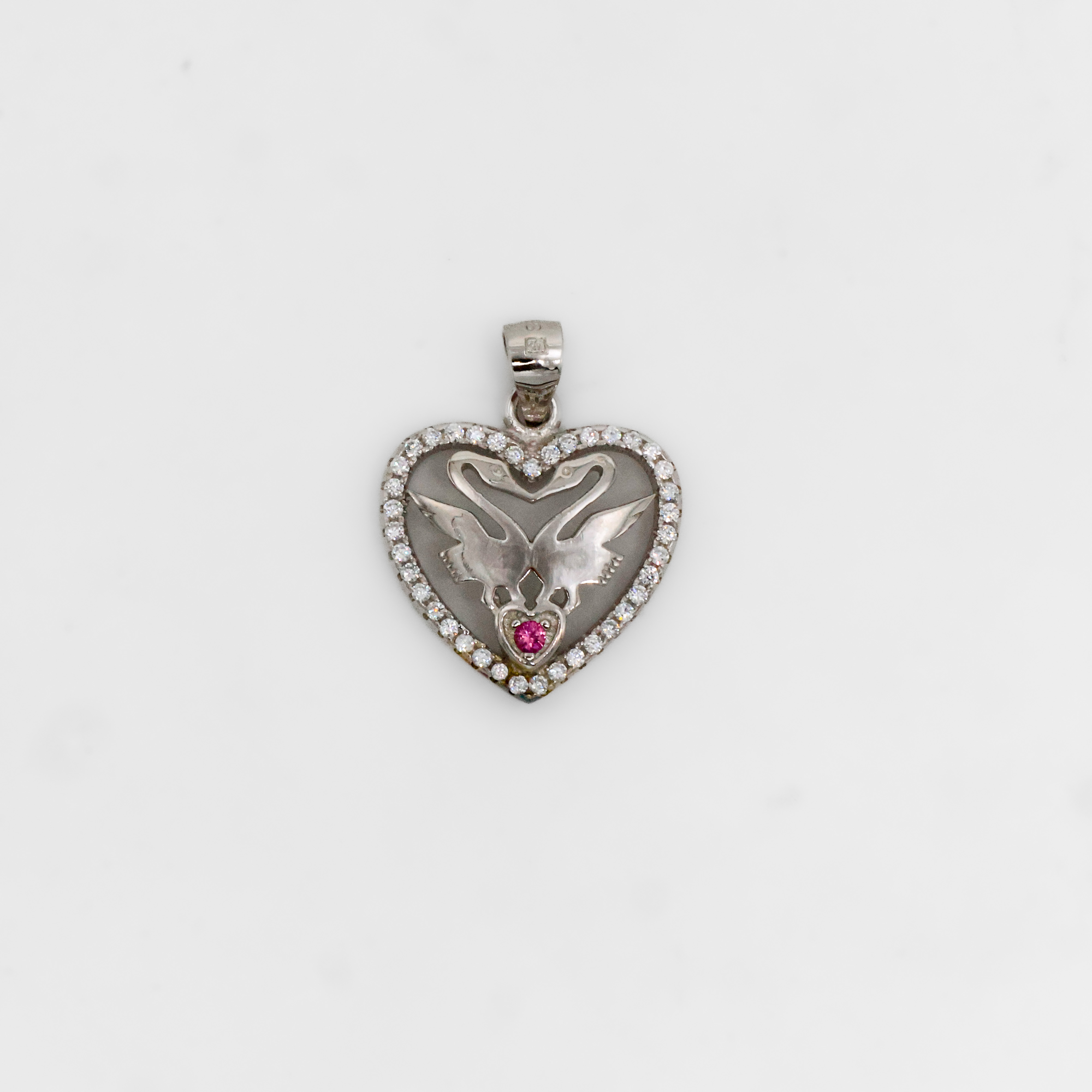 Arham Silver Palace - Silver Swan Pendant