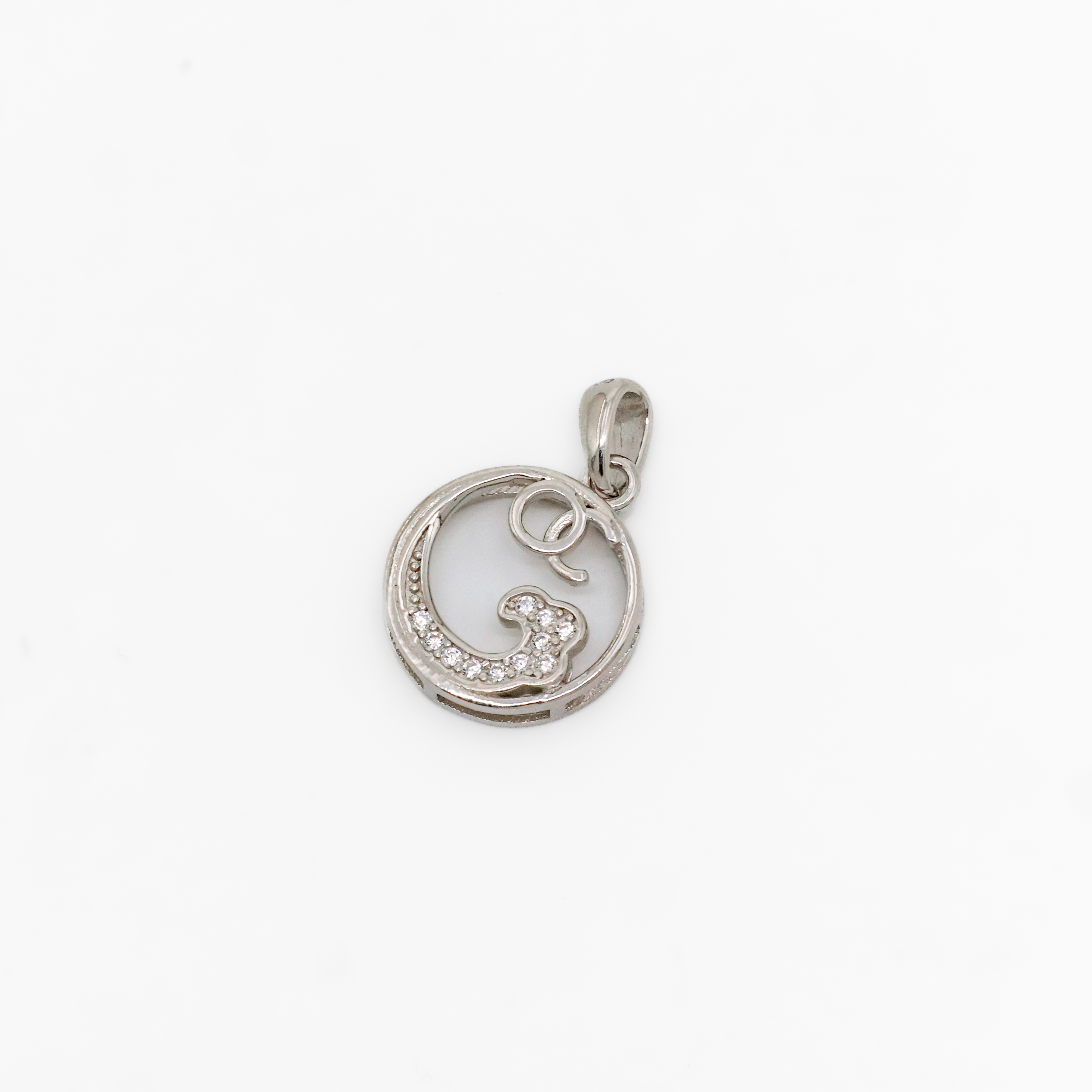 Silver Wave Pendant