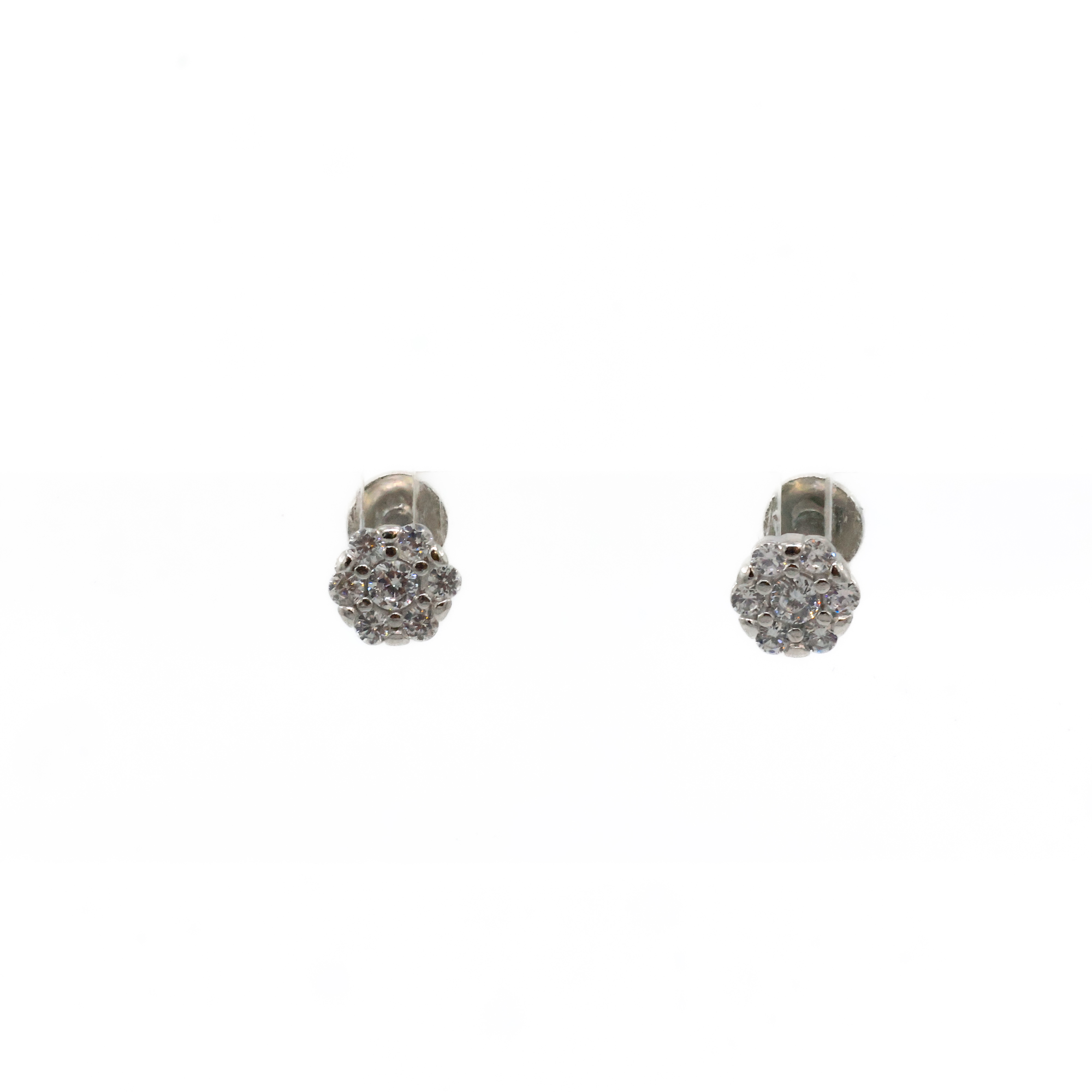 Arham Silver Palace - Silver Stud Earrings
