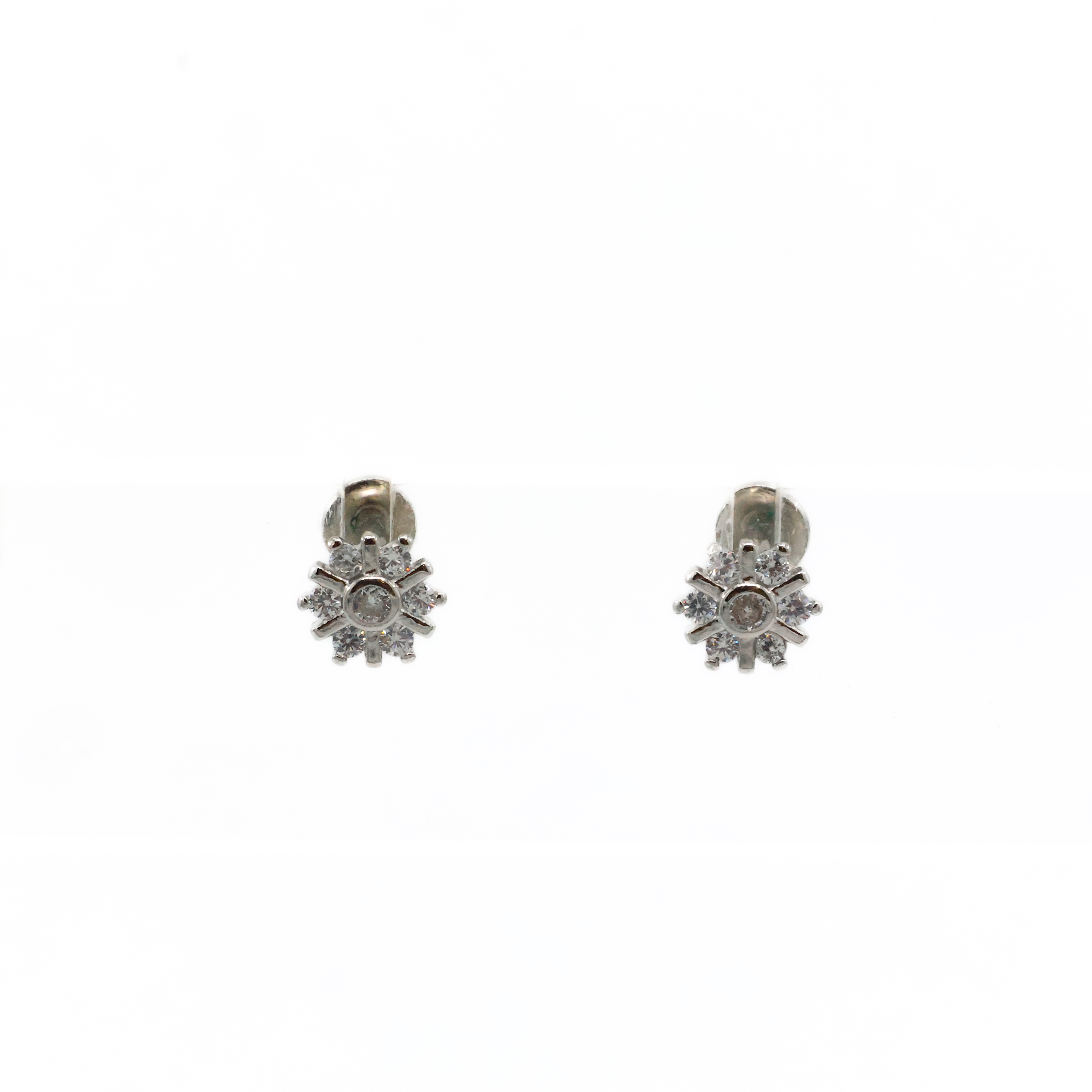 Arham Silver Palace - Silver Stud Earrings