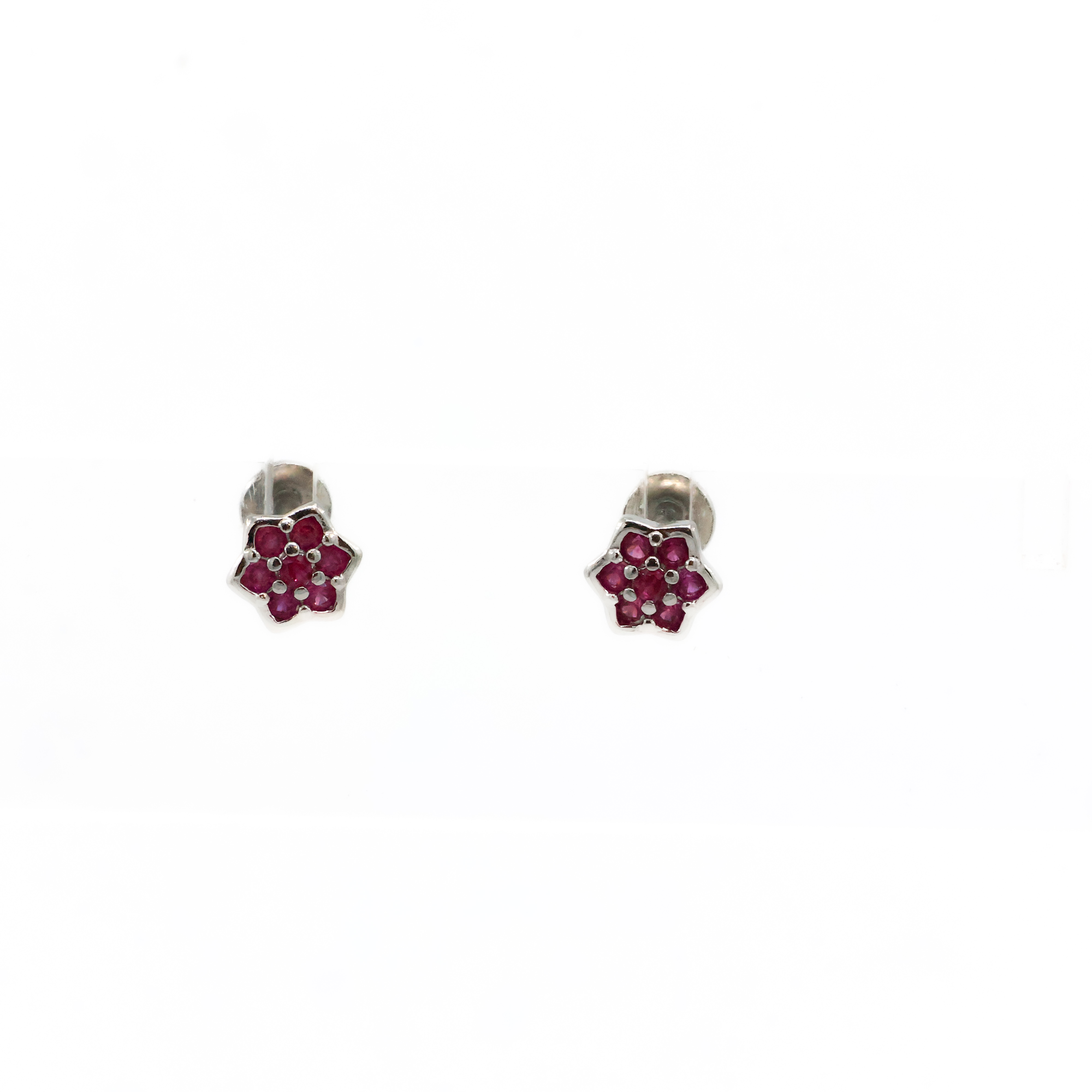 Arham Silver Palace - Silver Flower Earrings