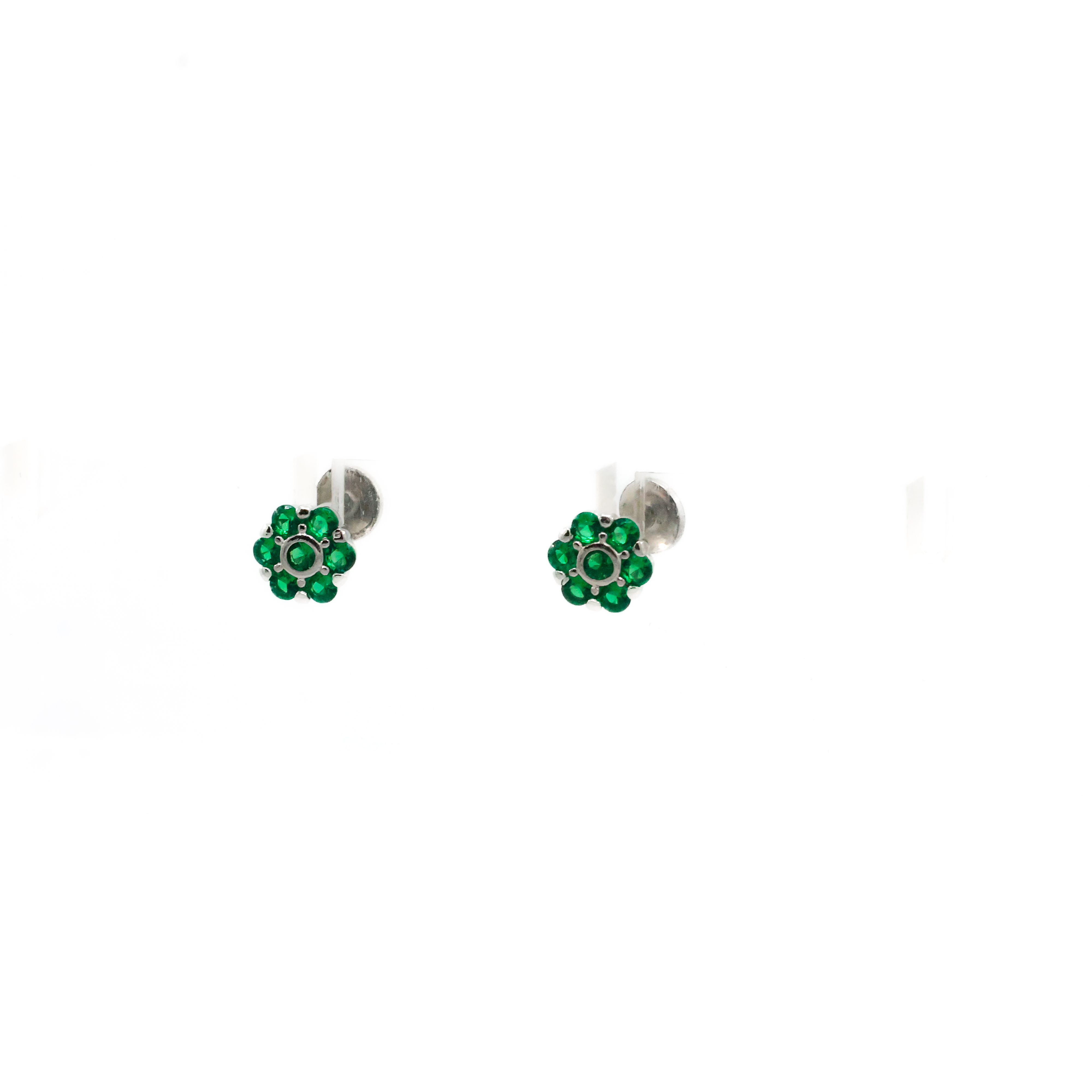 Arham Silver Palace - Silver Flower Studs