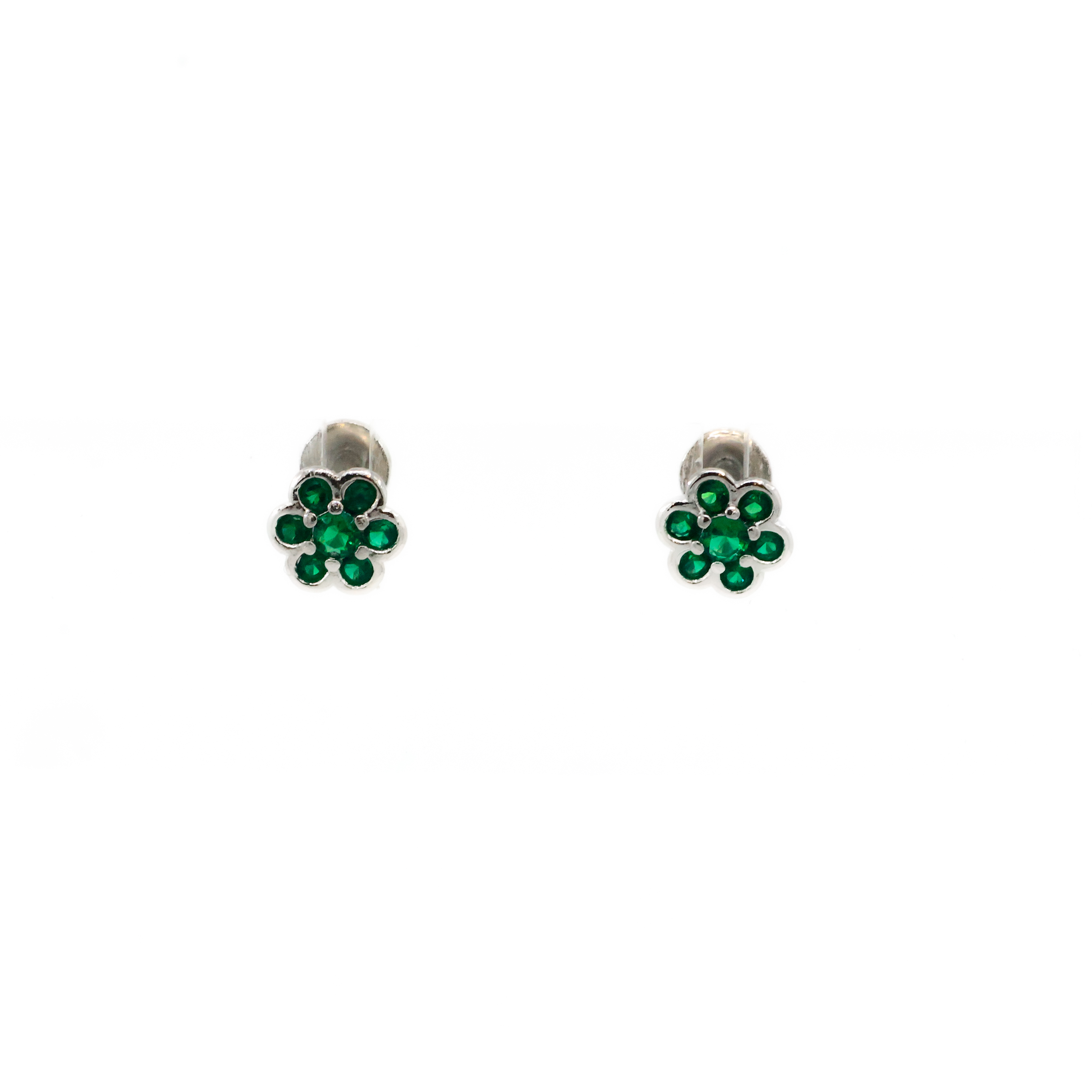 Arham Silver Palace - Silver Flower Earrings
