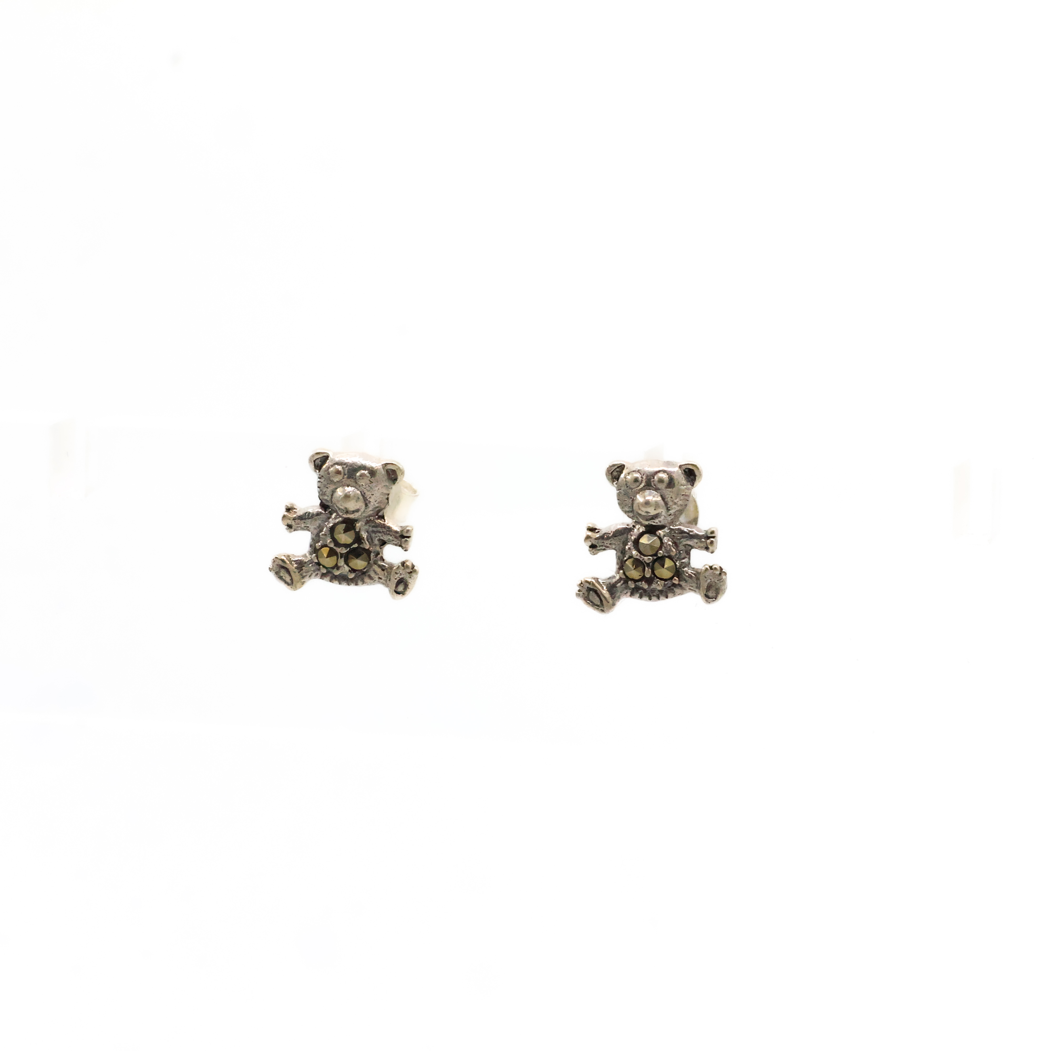Arham Silver Palace - Silver Bear Earrings