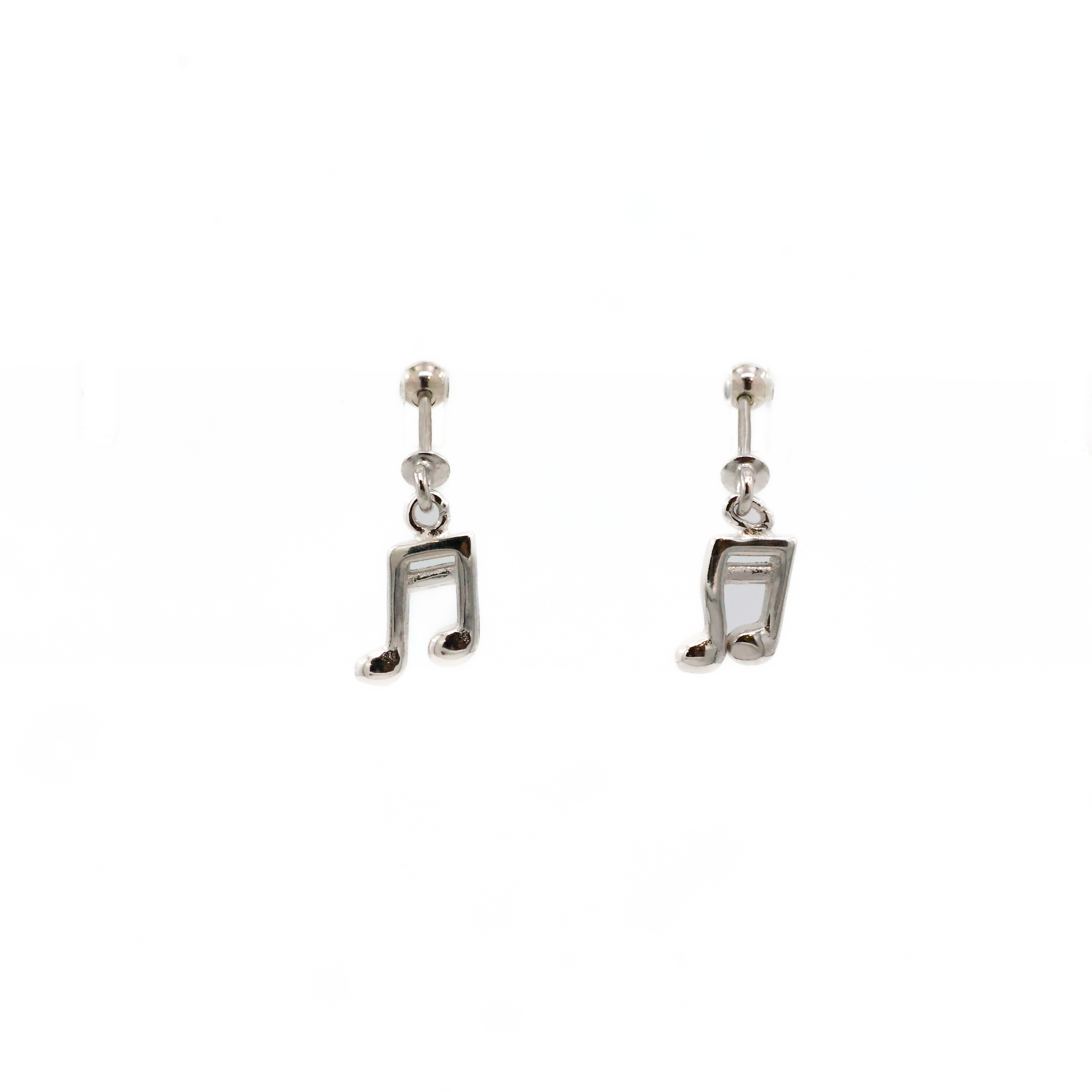 Arham Silver Palace - Silver Note Earrings