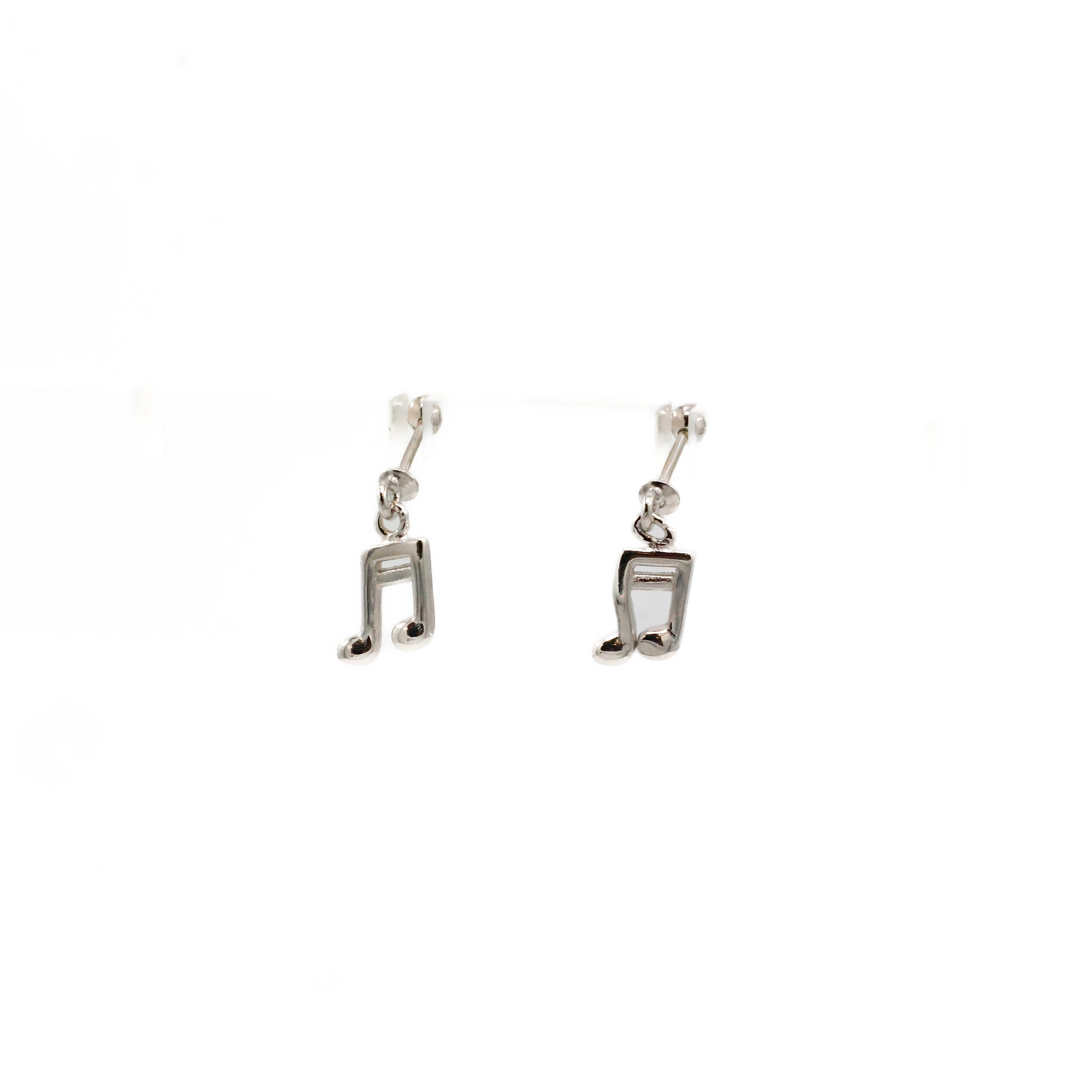 Arham Silver Palace - Silver Note Earrings