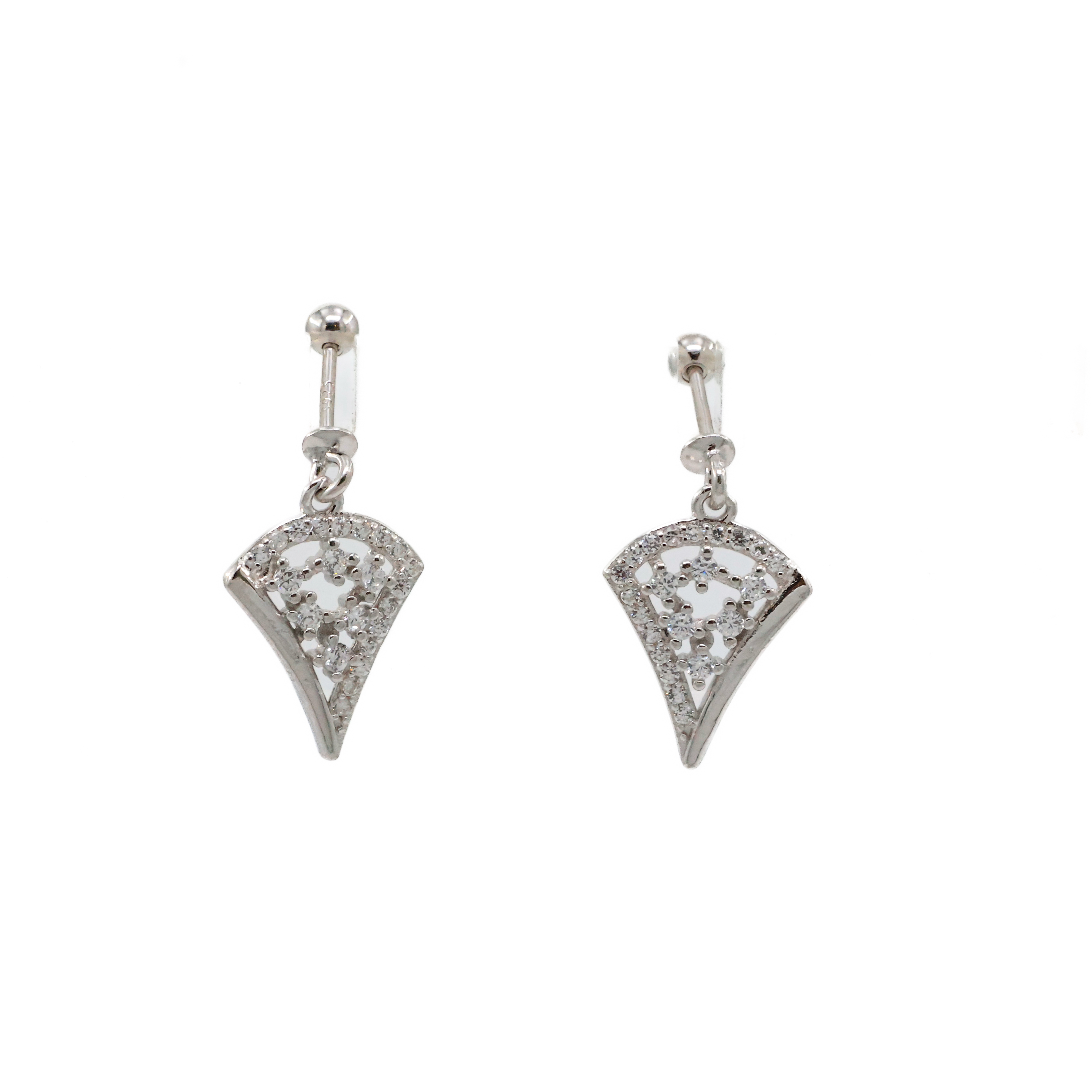 Arham Silver Palace - Silver Drop Earrings