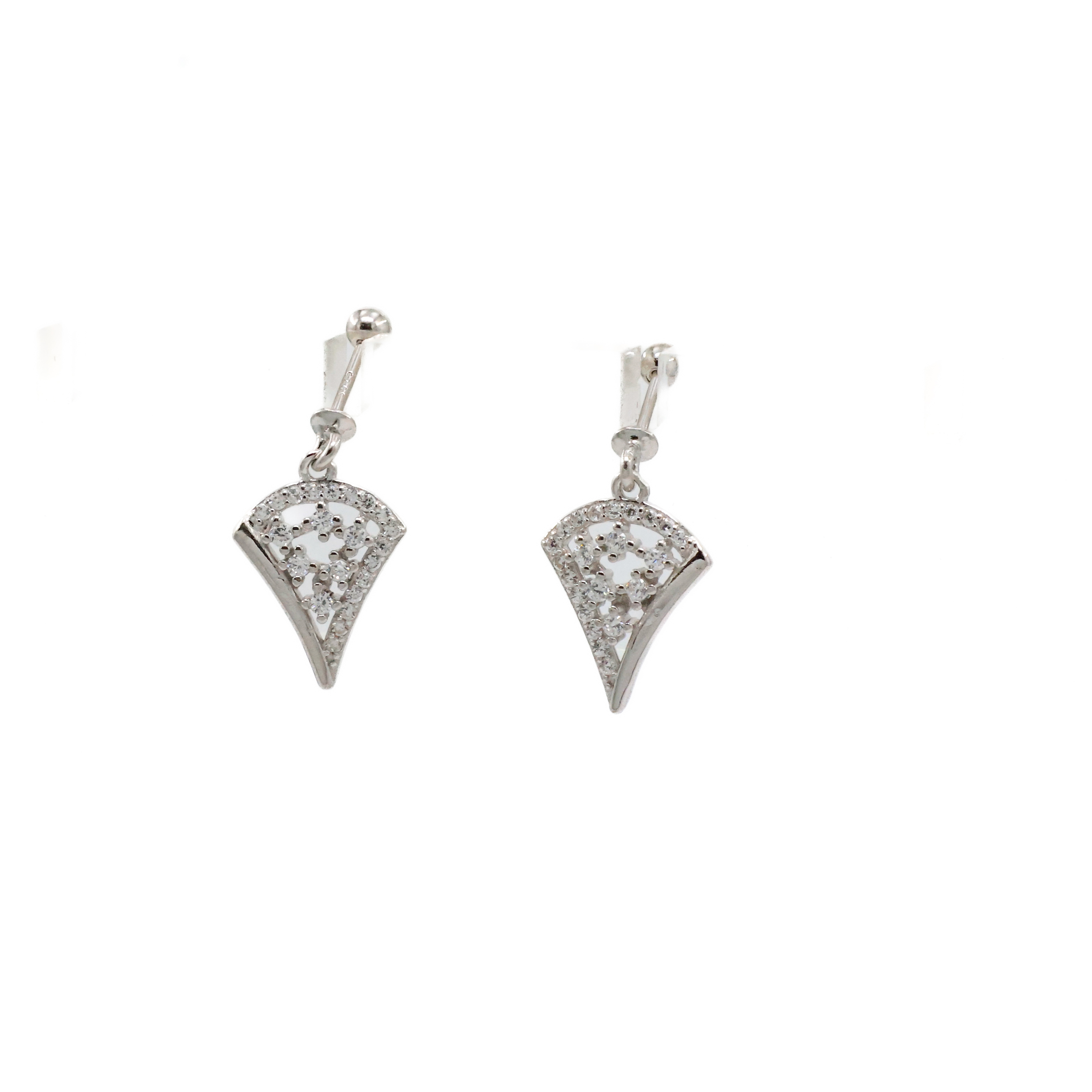 Arham Silver Palace - Silver Drop Earrings