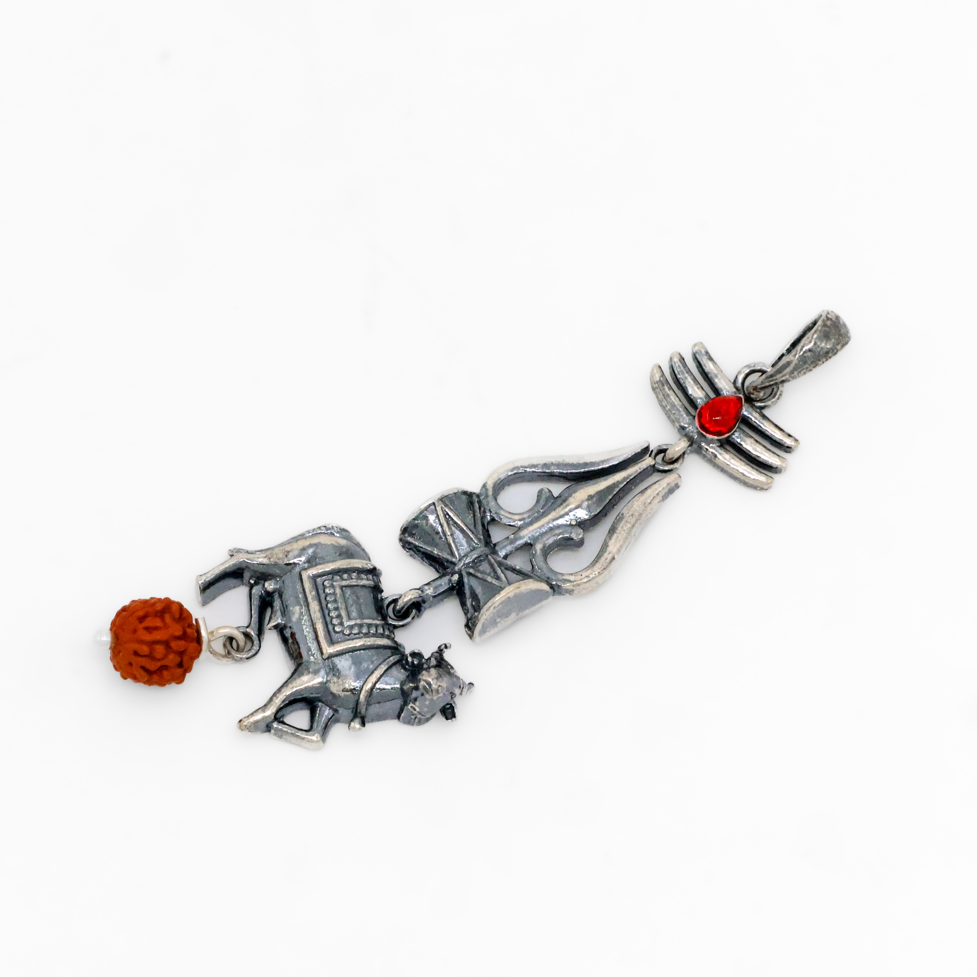 Silver Nandi Pendant