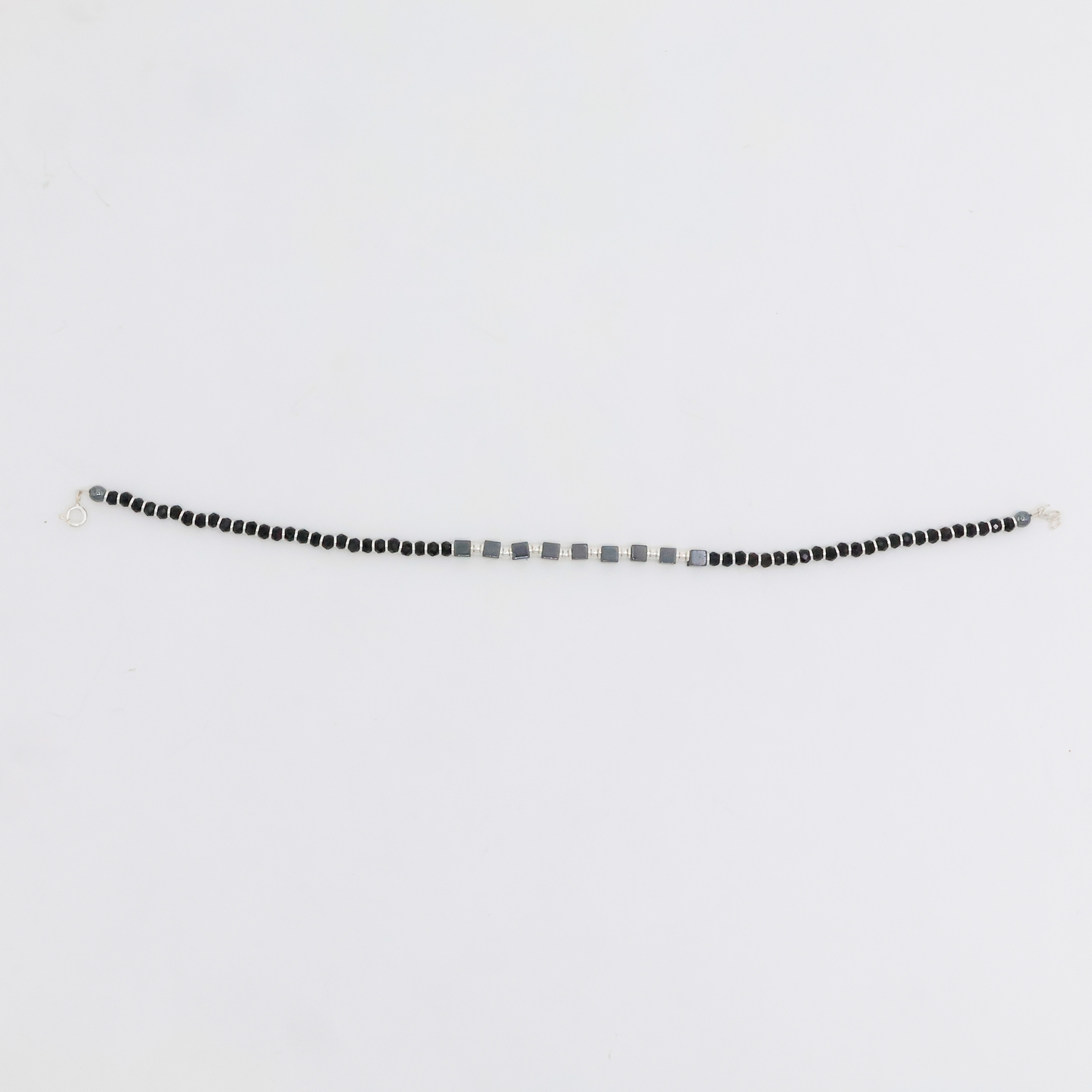 Arham Silver Palace - Silver Beaded Anklets