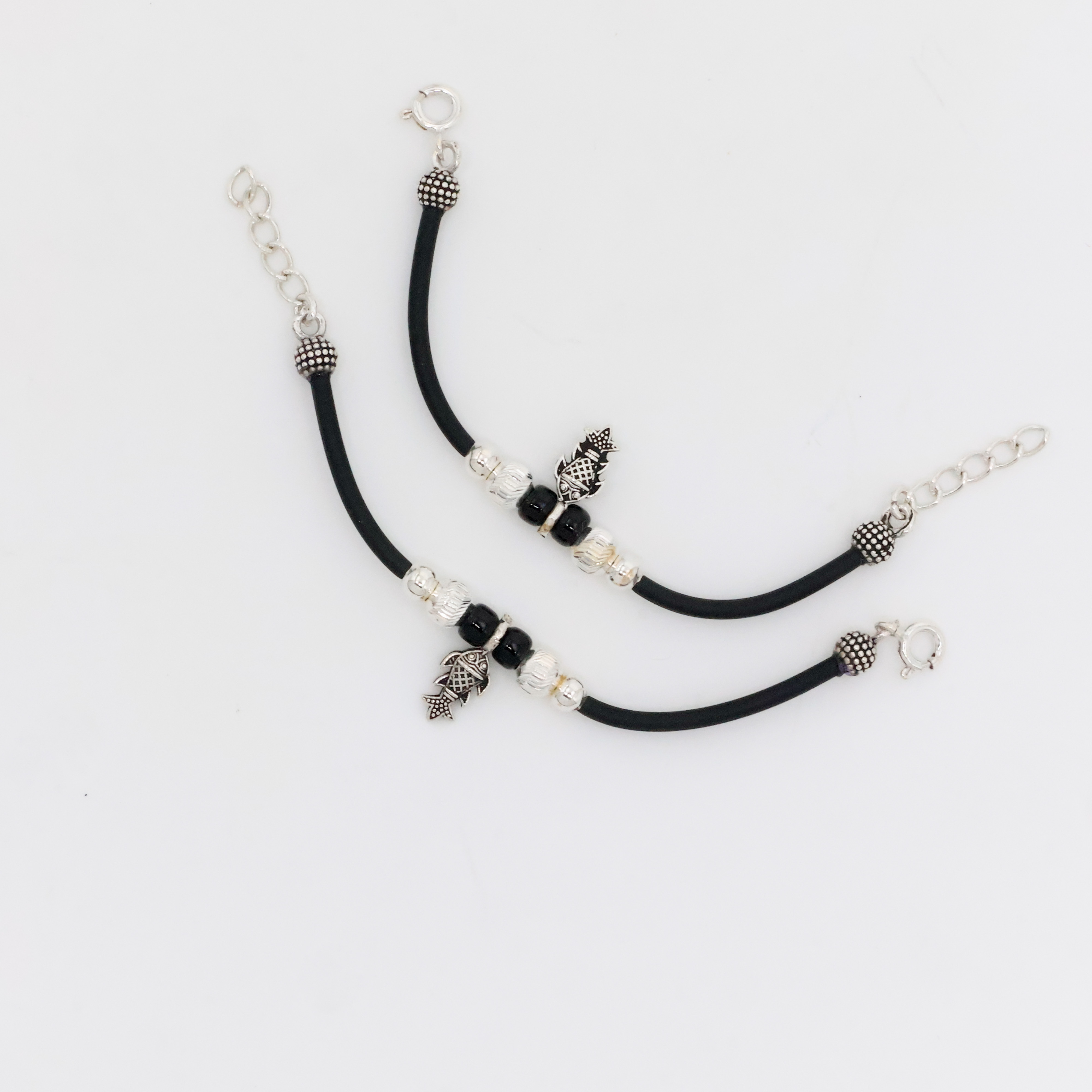 Arham Silver Palace - Silver Charm Anklets