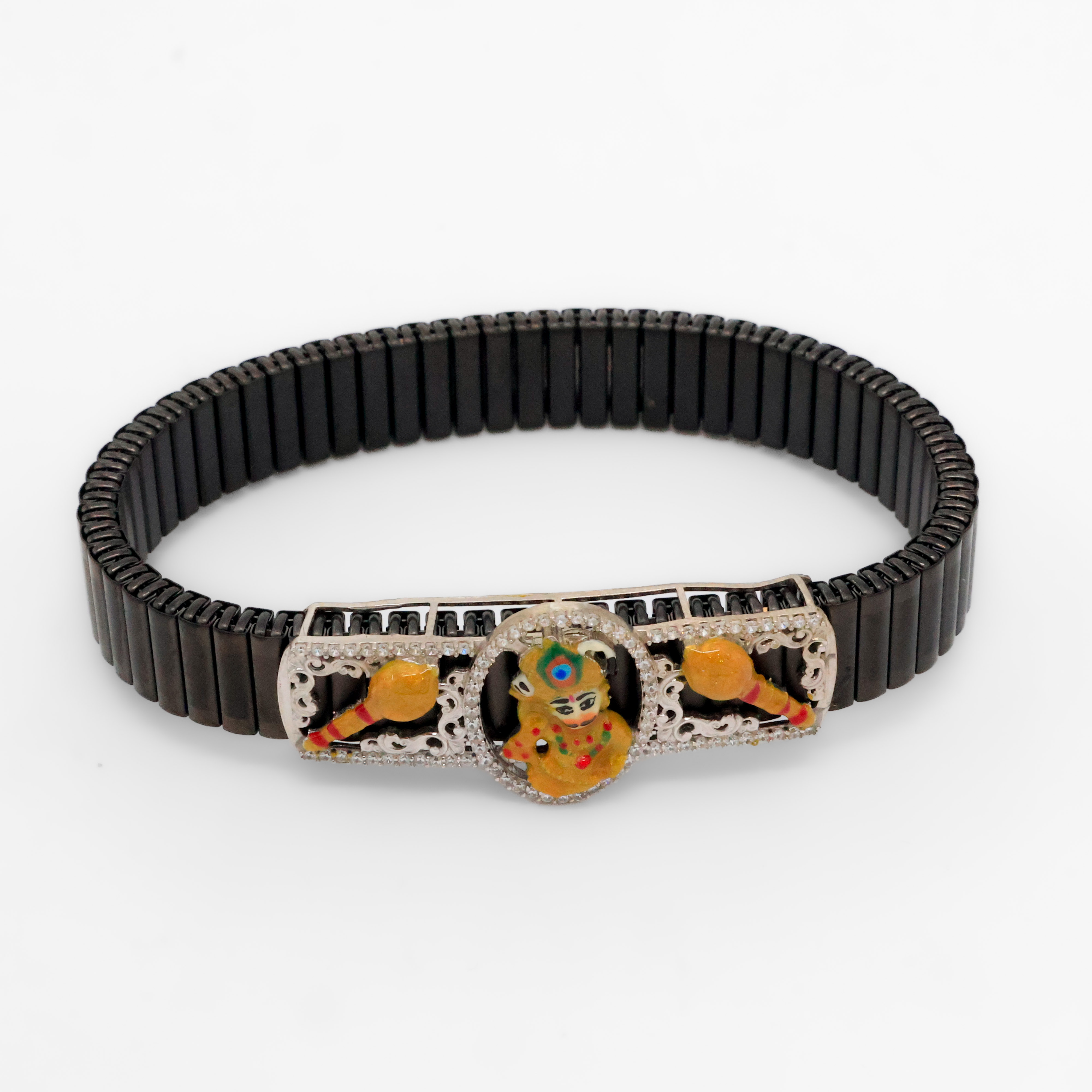 Arham Silver Palace - Silver Krishna Bracelet