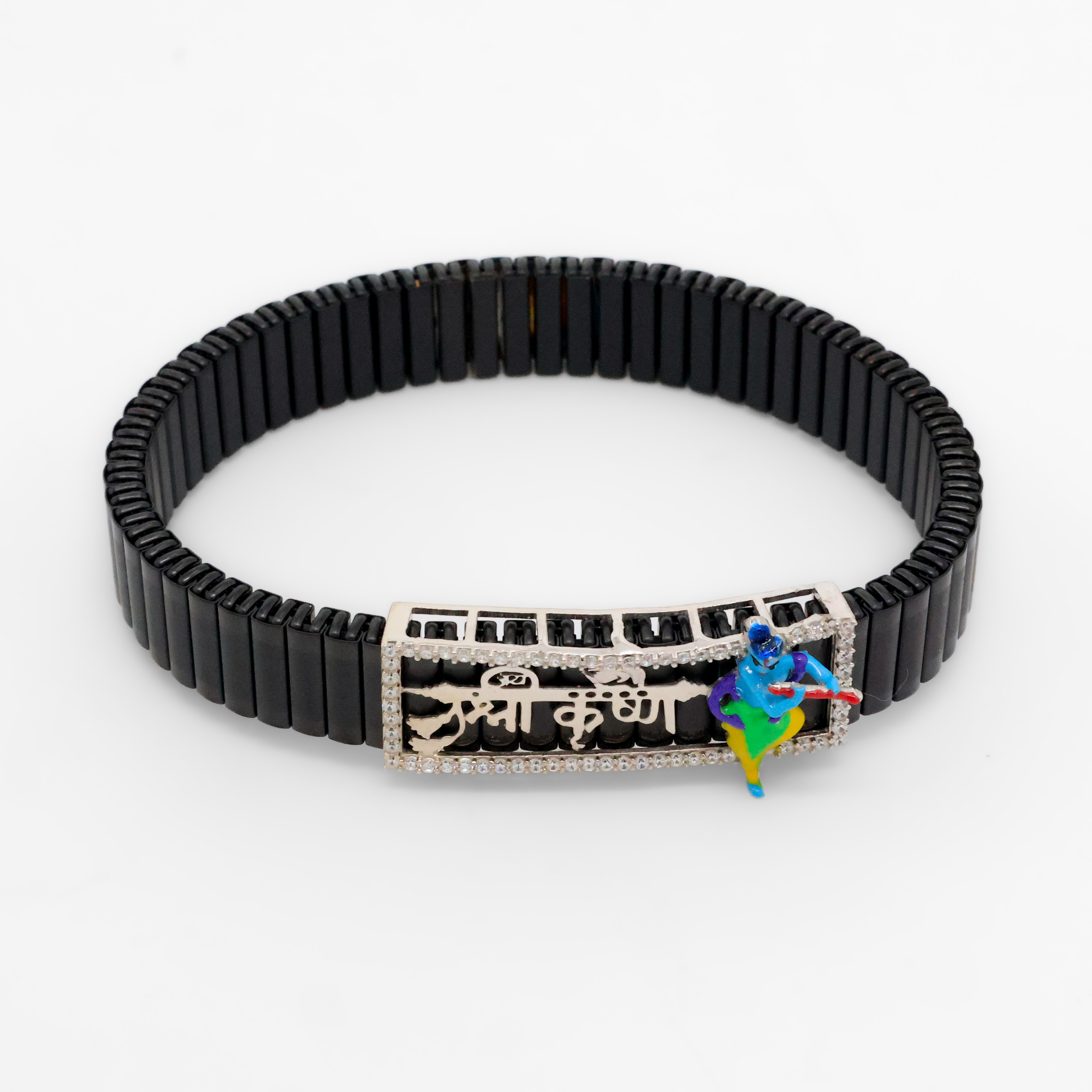 Arham Silver Palace - Silver Krishna Bracelet