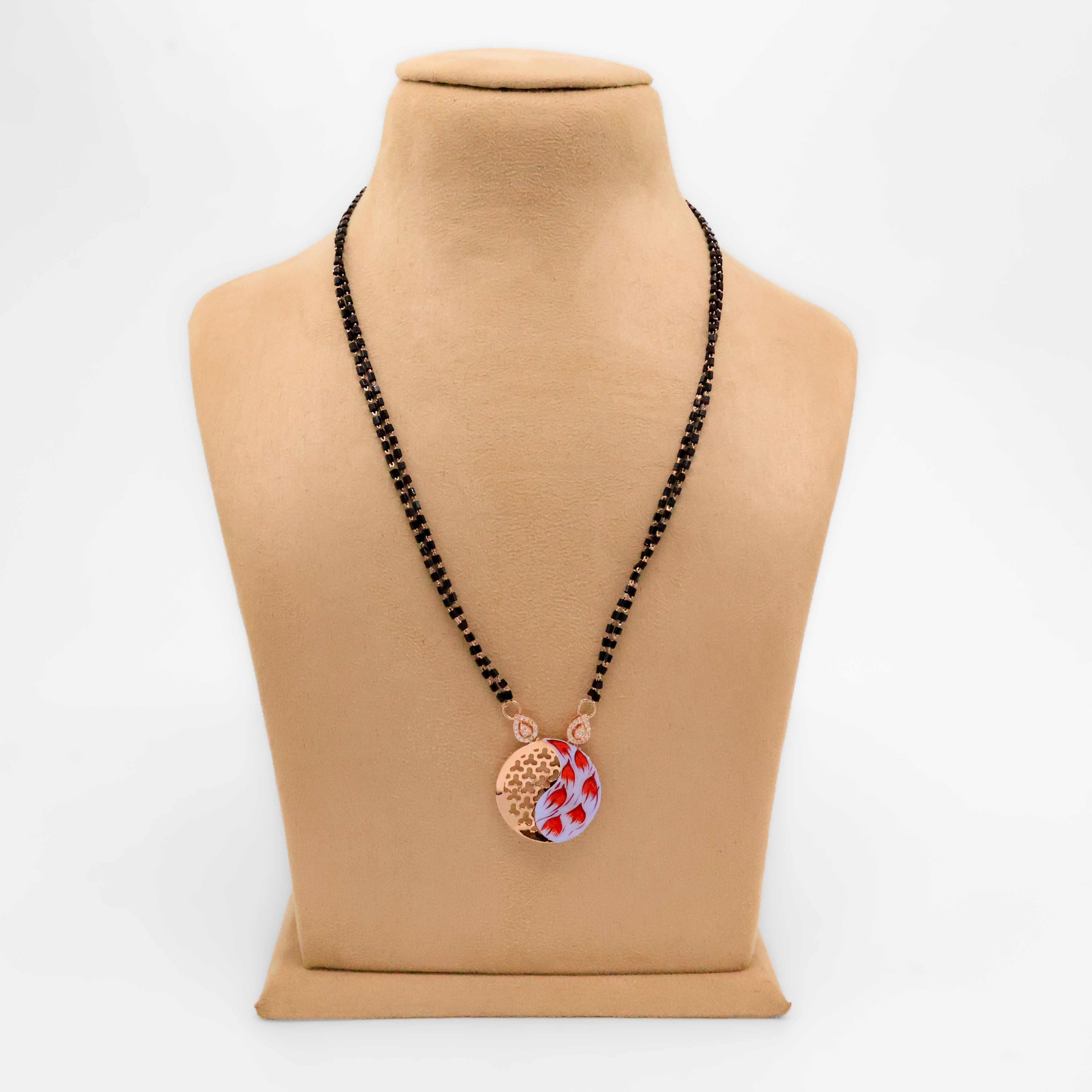 Arham Silver Palace - Rose Gold Mangalsutra