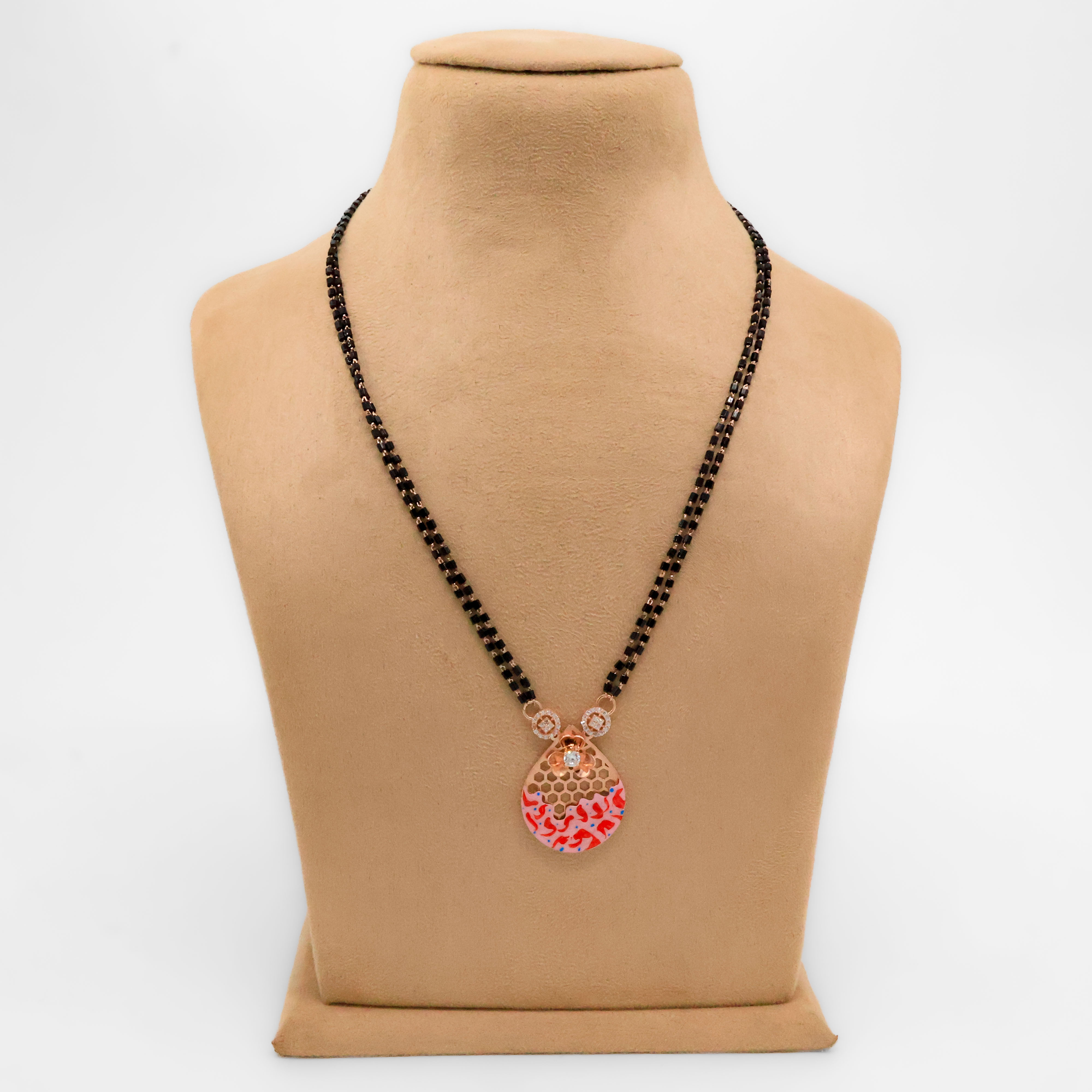 Arham Silver Palace - Rose Gold Mangalsutra