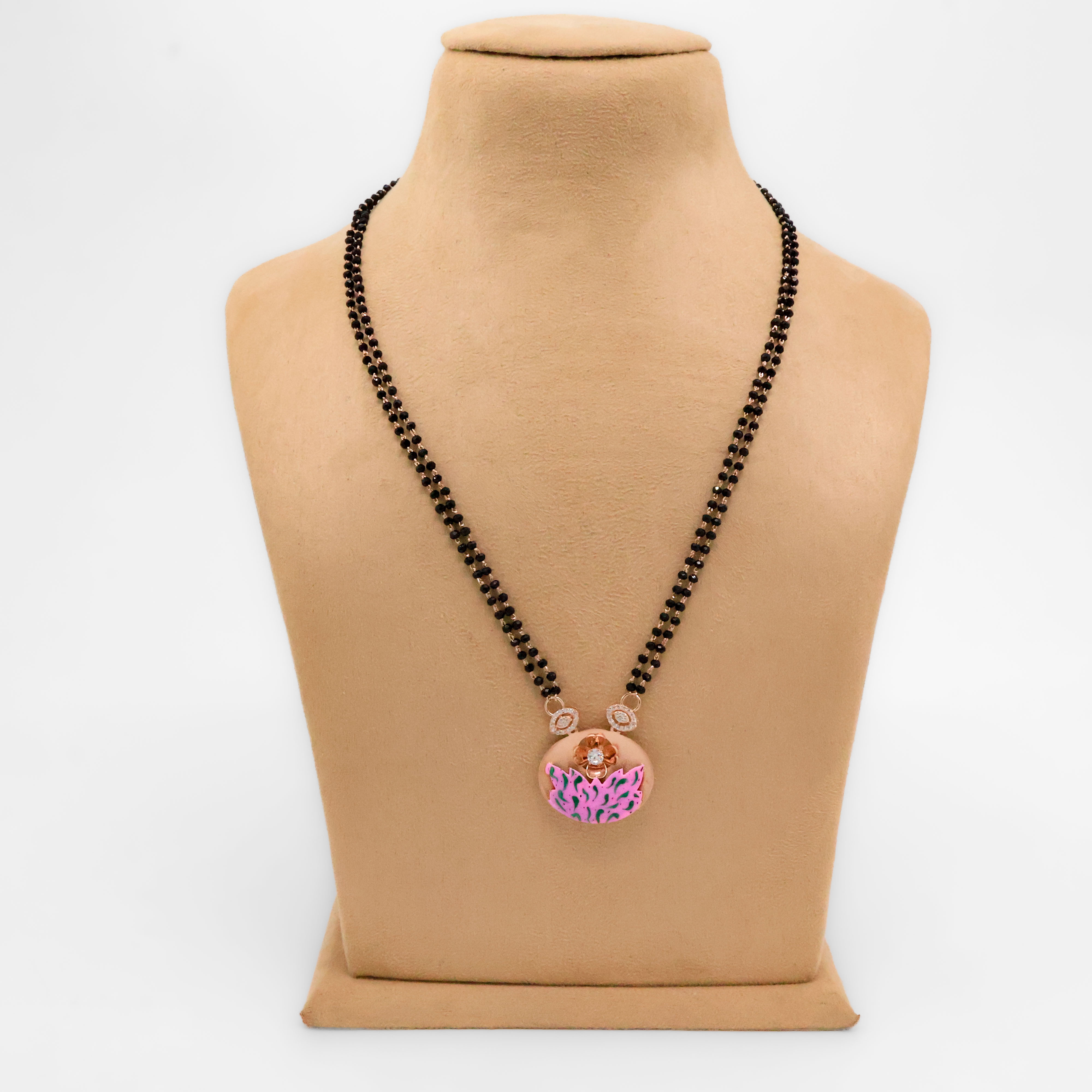 Arham Silver Palace - Rose Gold Mangalsutra