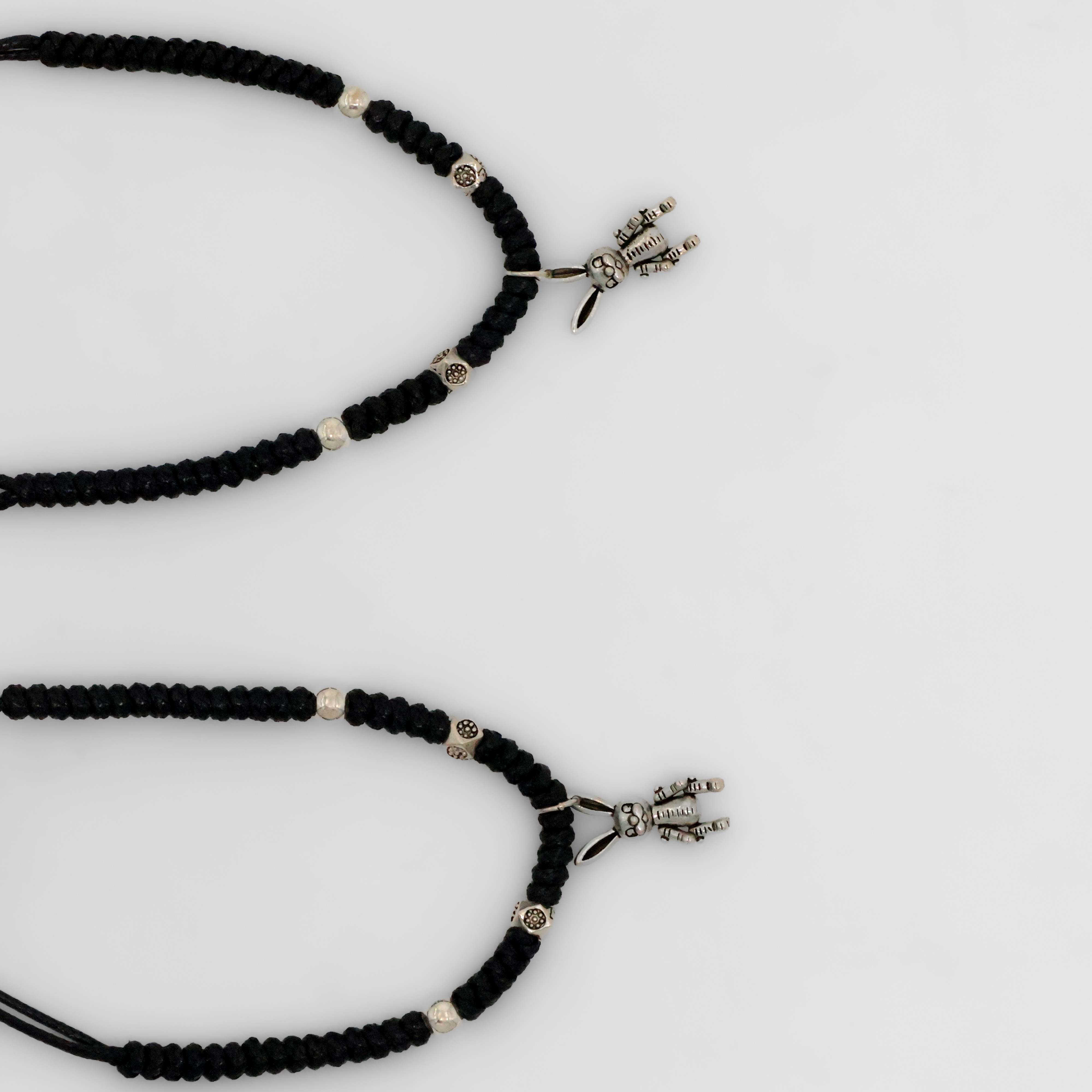 Silver Charm Anklets