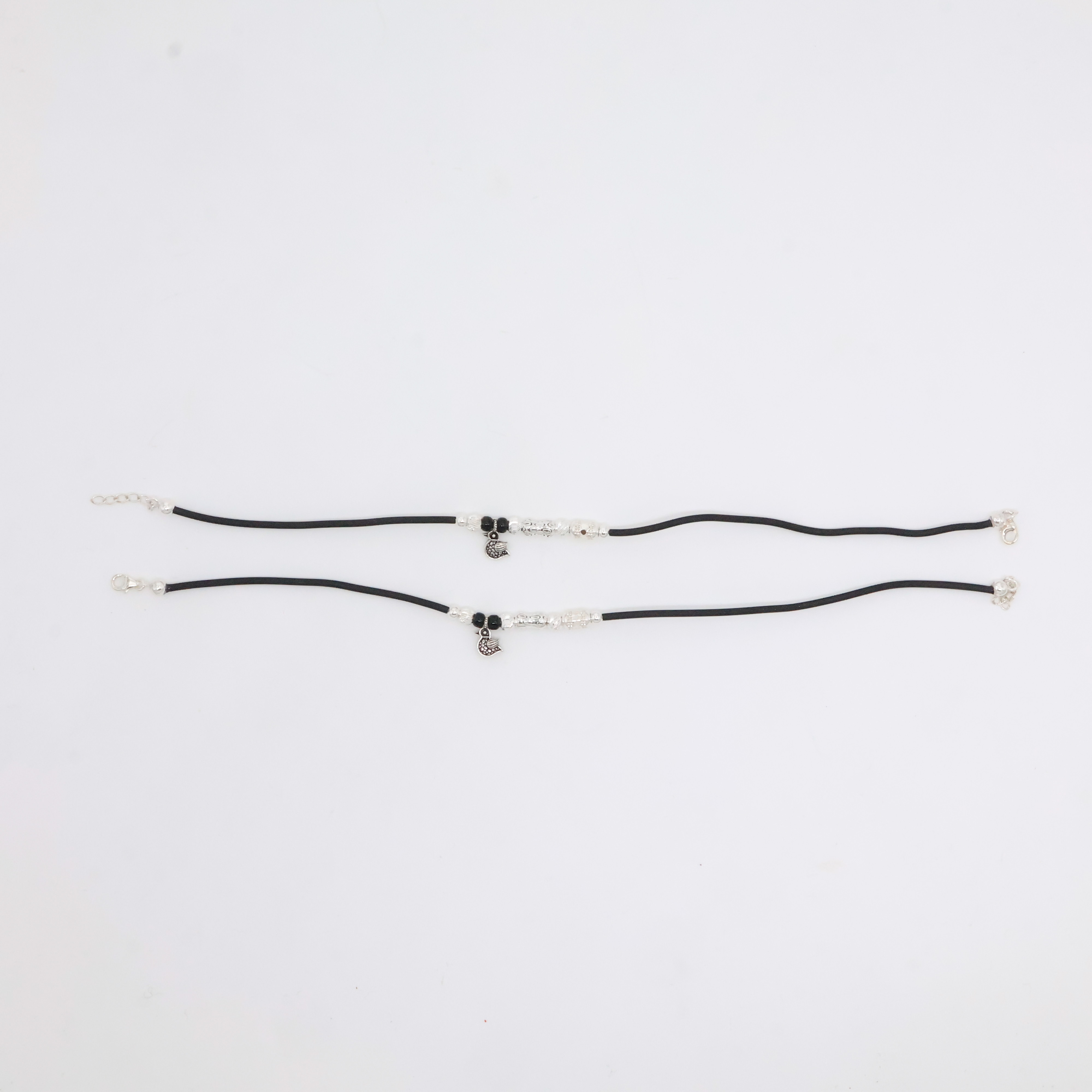 Arham Silver Palace - Silver Charm Anklets