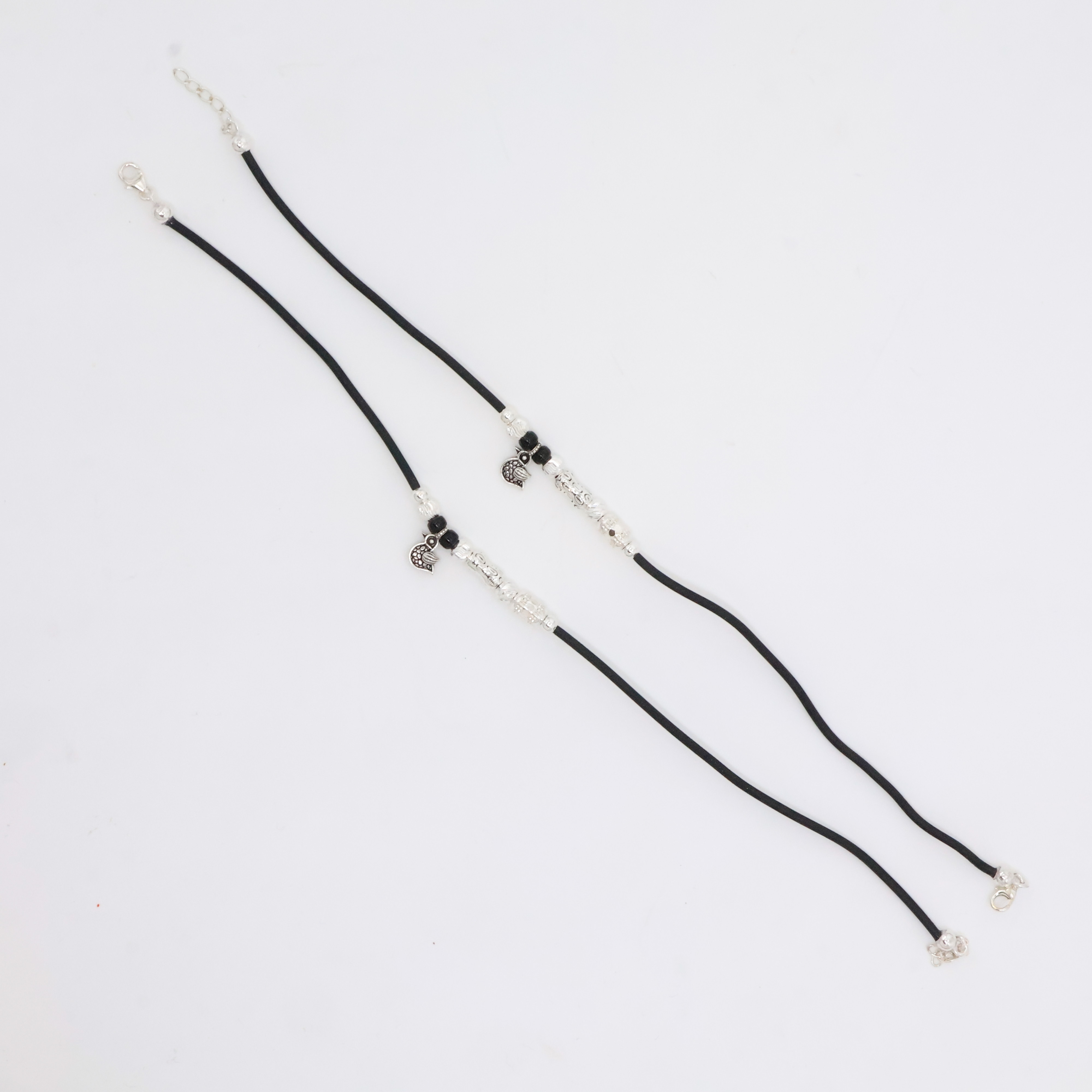 Arham Silver Palace - Silver Charm Anklets