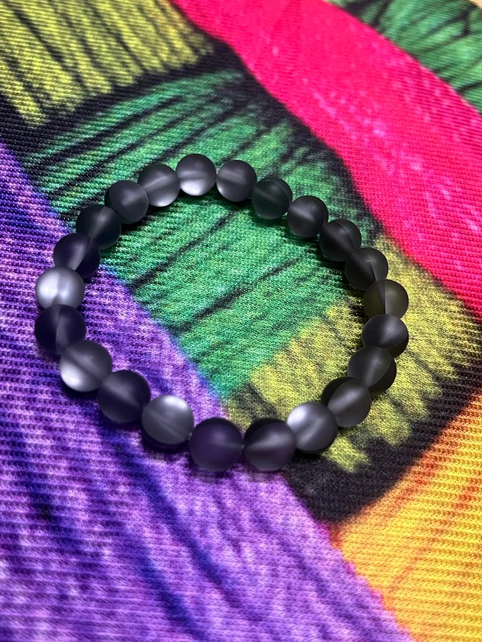 Matte Gray Hematite Bracelet