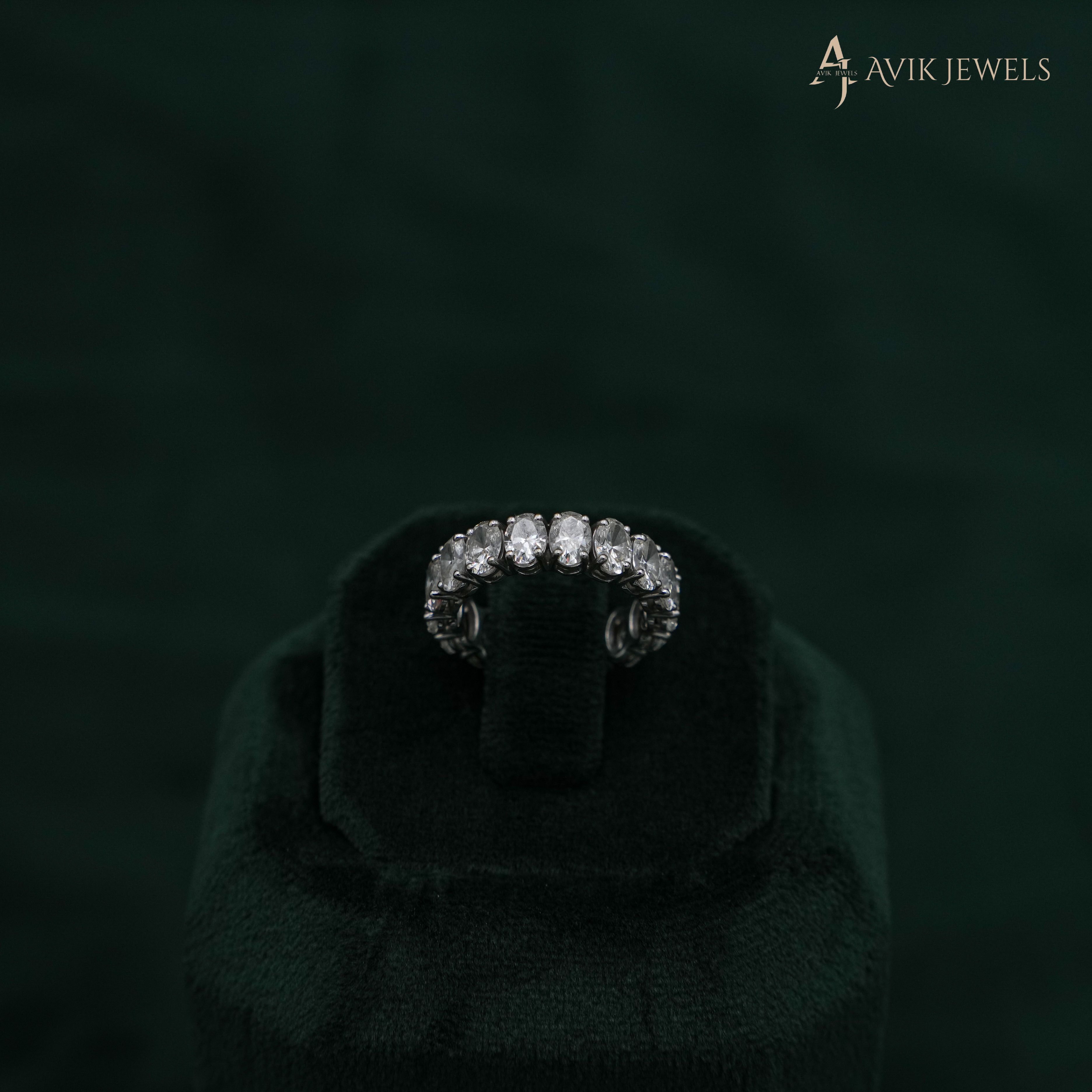 Oval Diamond Eternity Ring