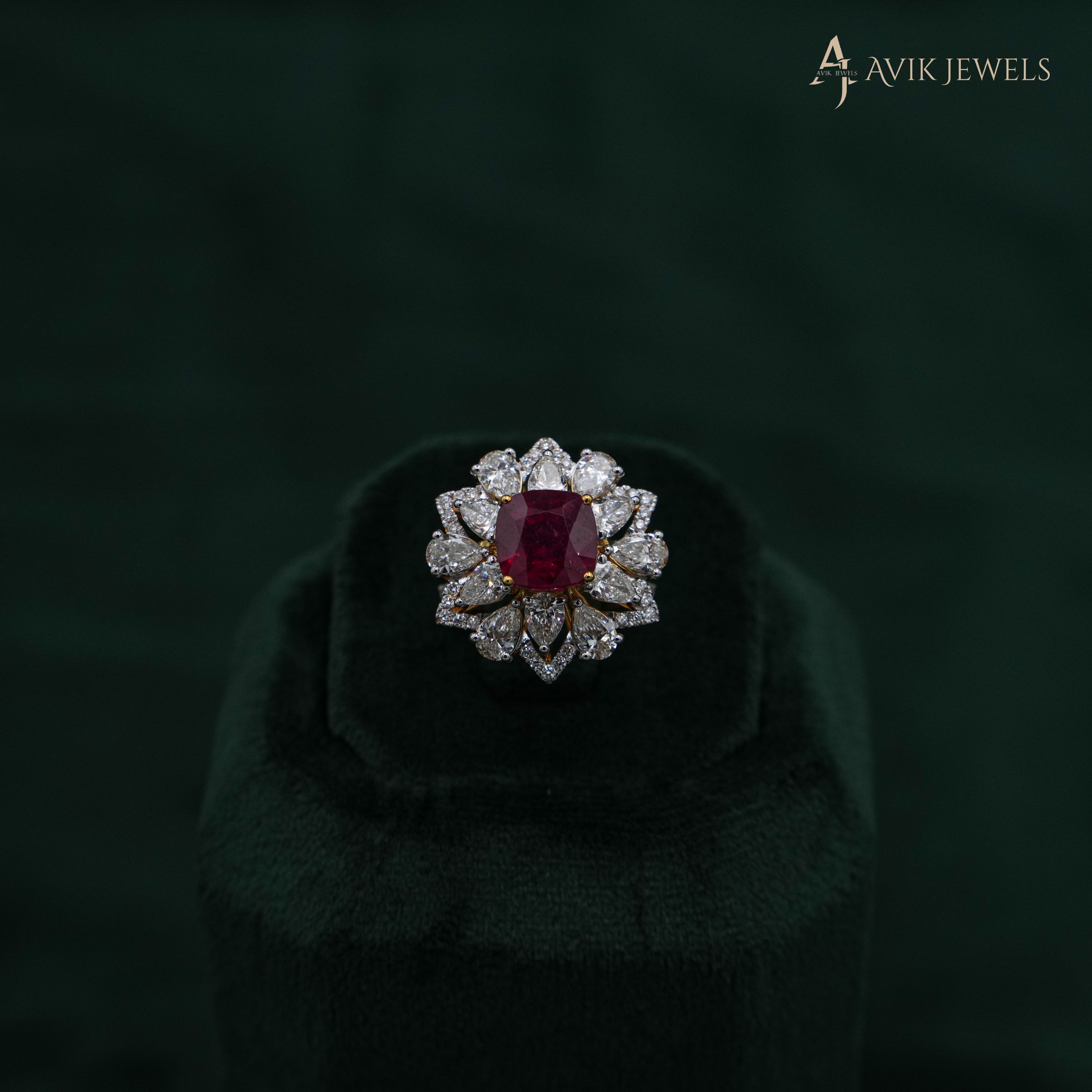 Ruby Diamond Ring