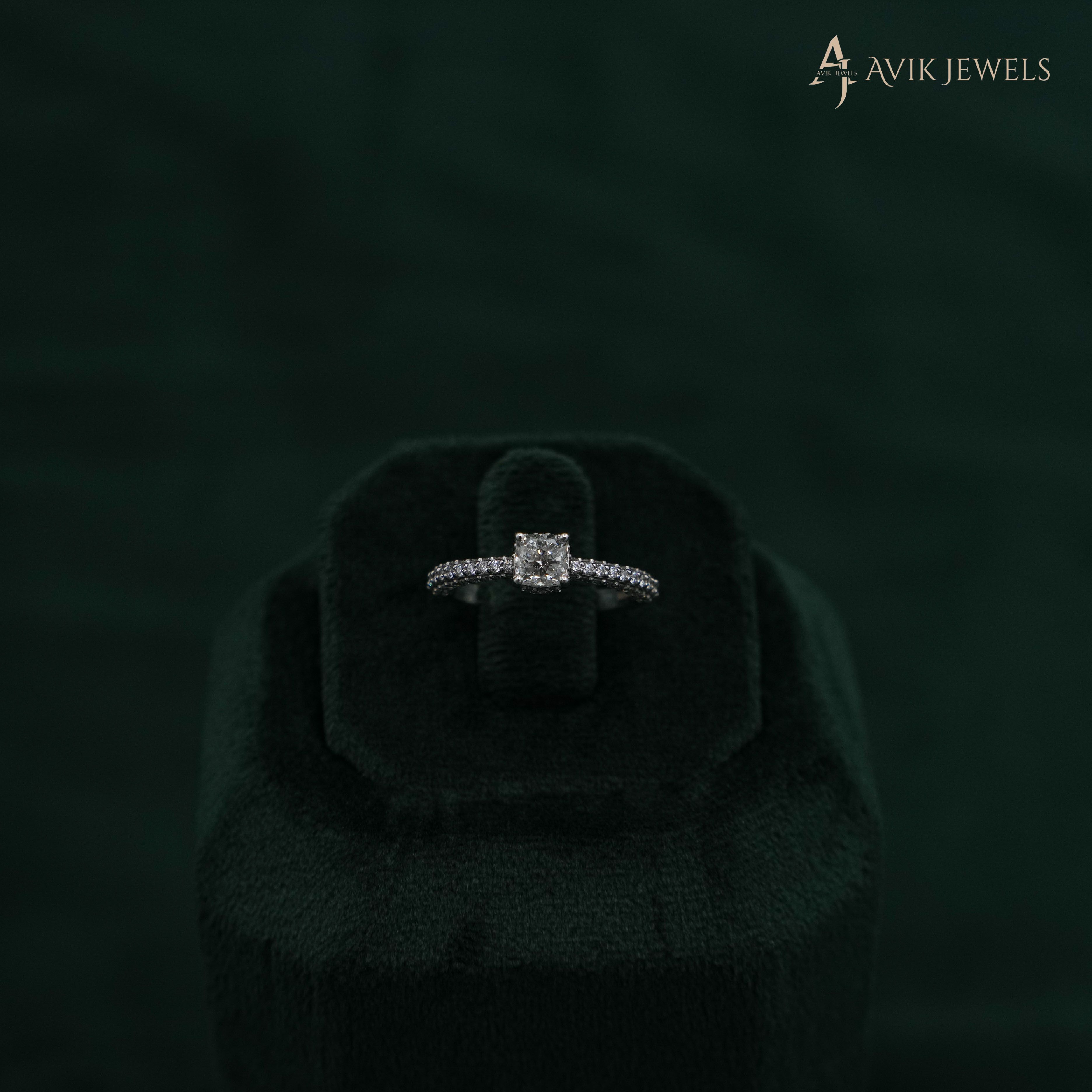 Lab Grown Radiant Ring