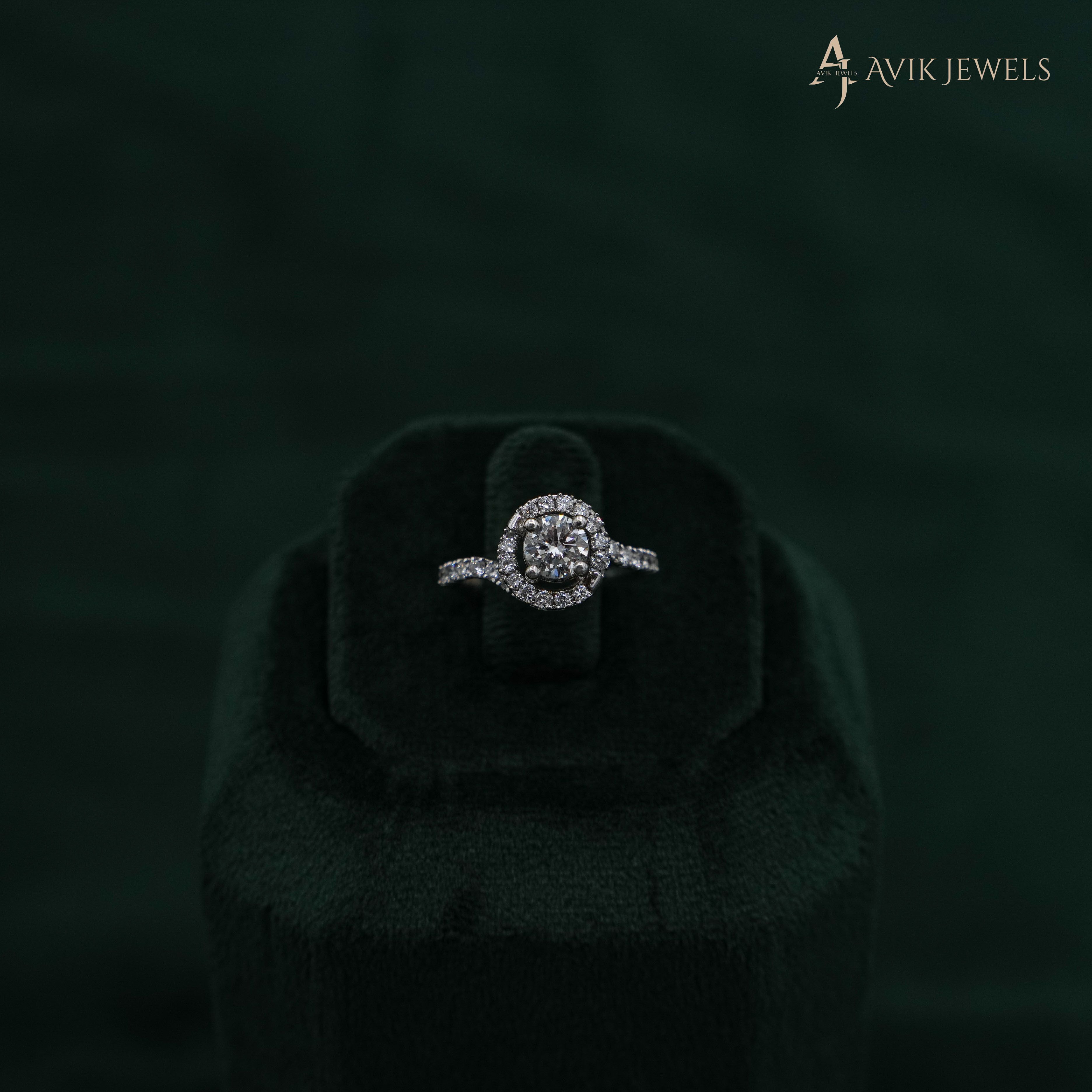 Lab Grown Diamond Halo Ring