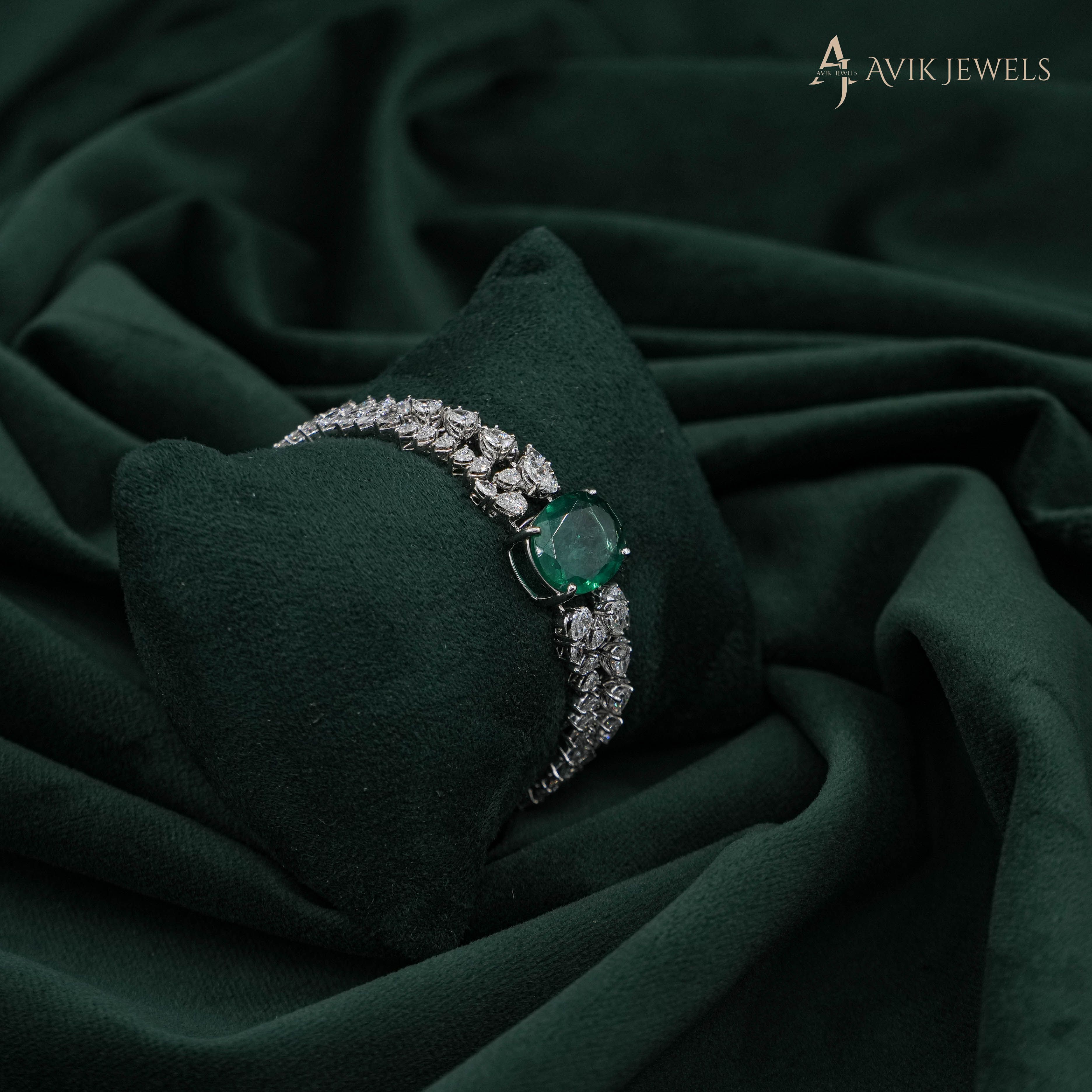 Avik Jewels - Lab Grown Diamond Tennis Bracelet