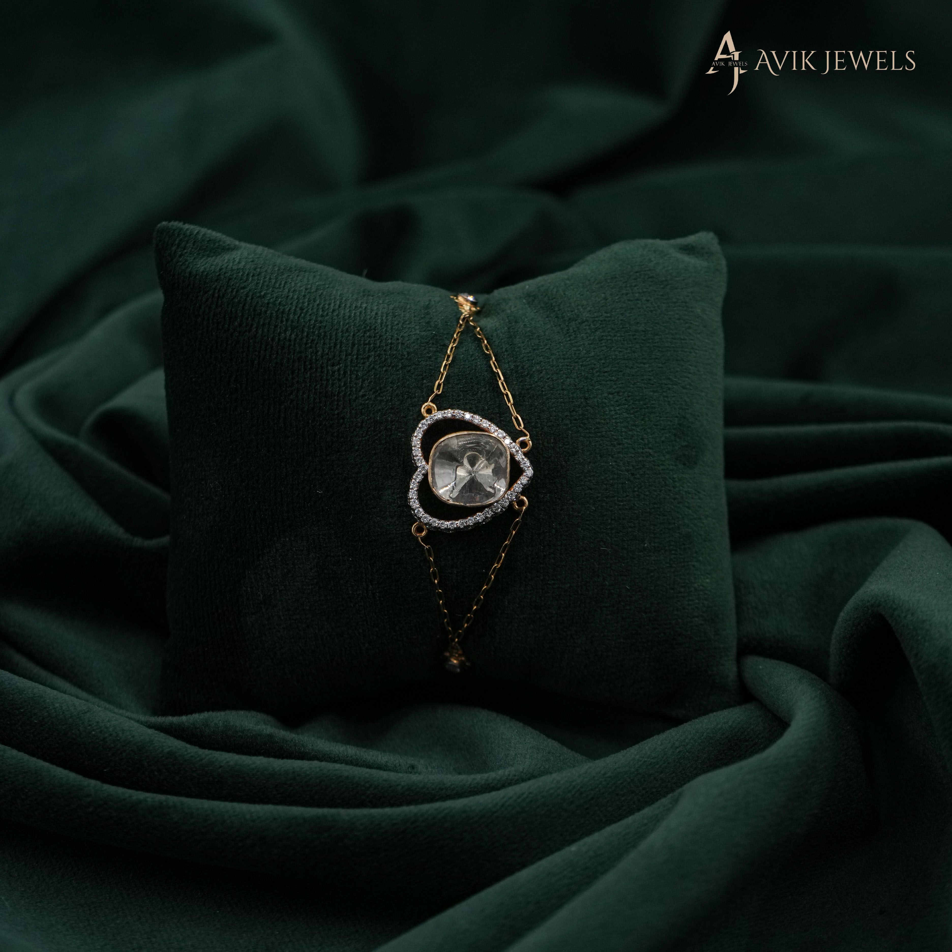 Lab Grown Diamond Gold Bracelet