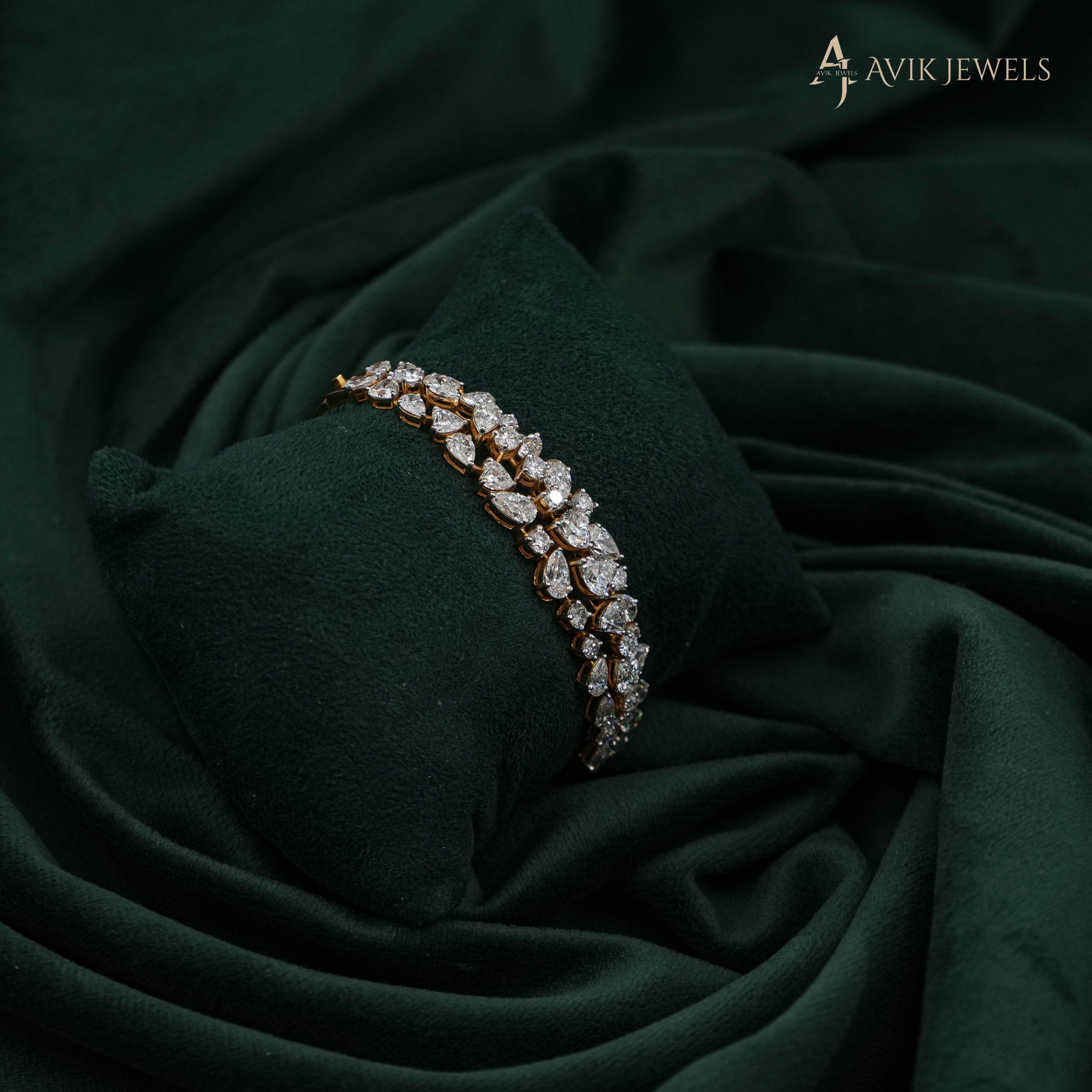 Avik Jewels - Lab Grown Diamond Tennis Bracelet