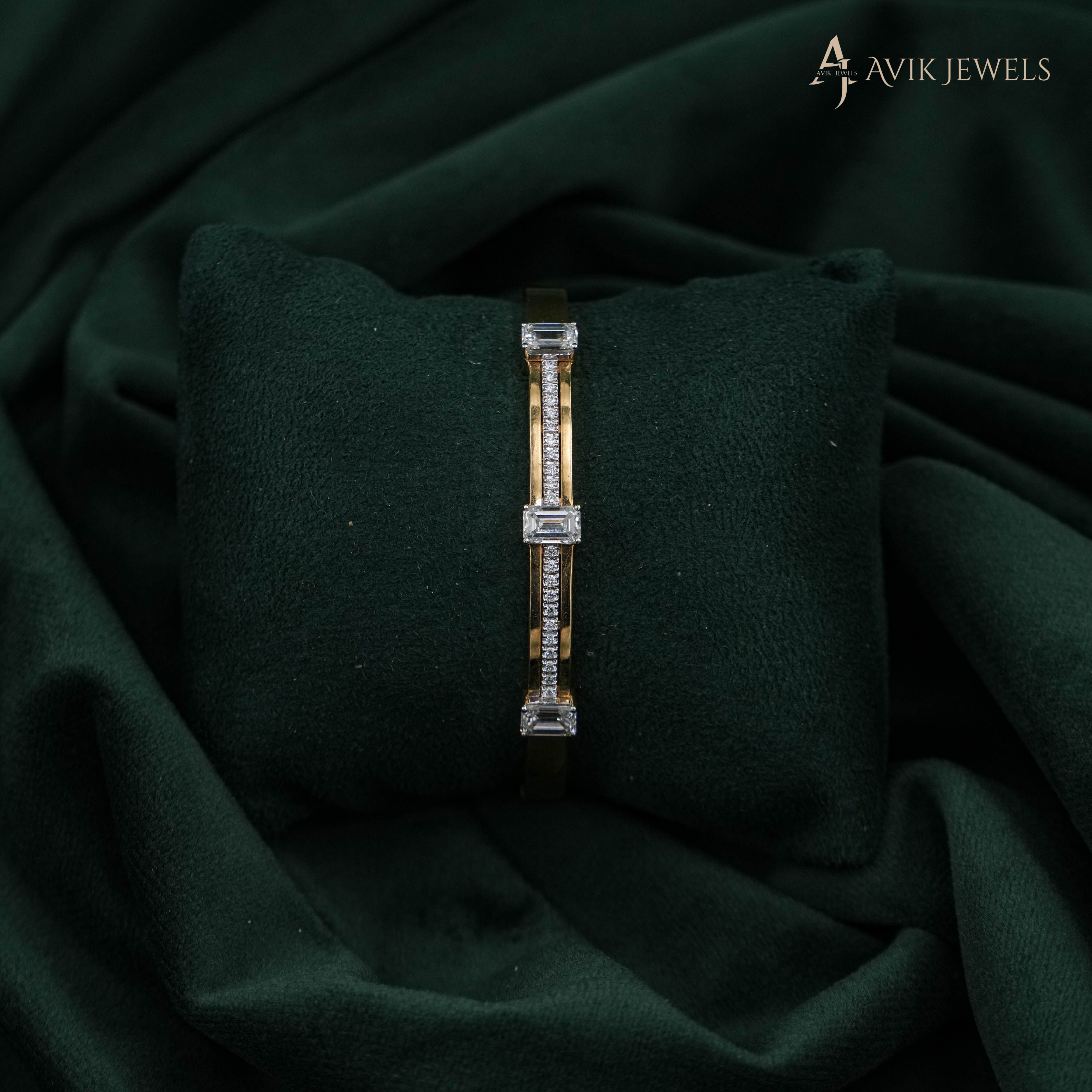 Ruby Lab Grown Diamond Bracelet