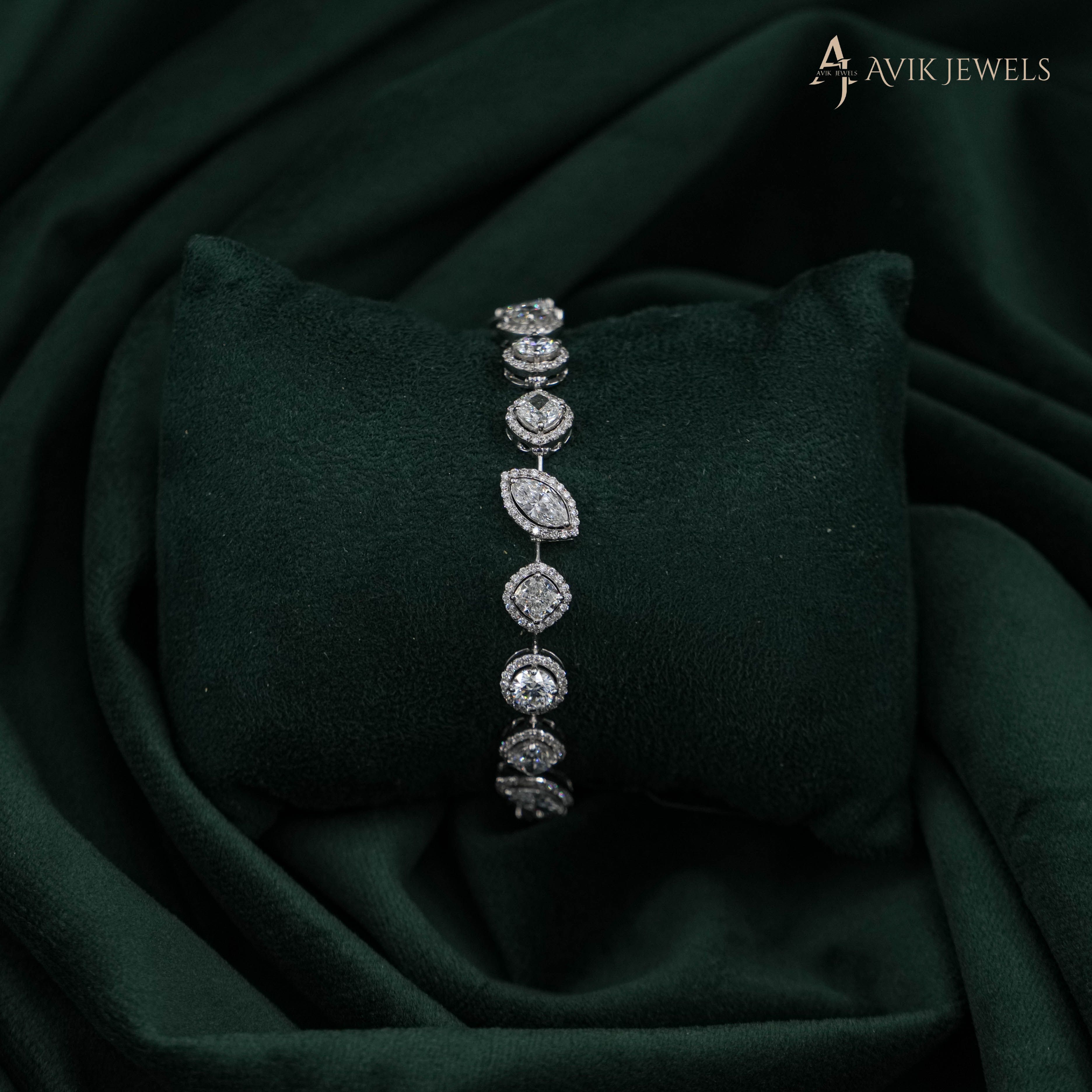 Lab Grown Diamond Tennis Bracelet