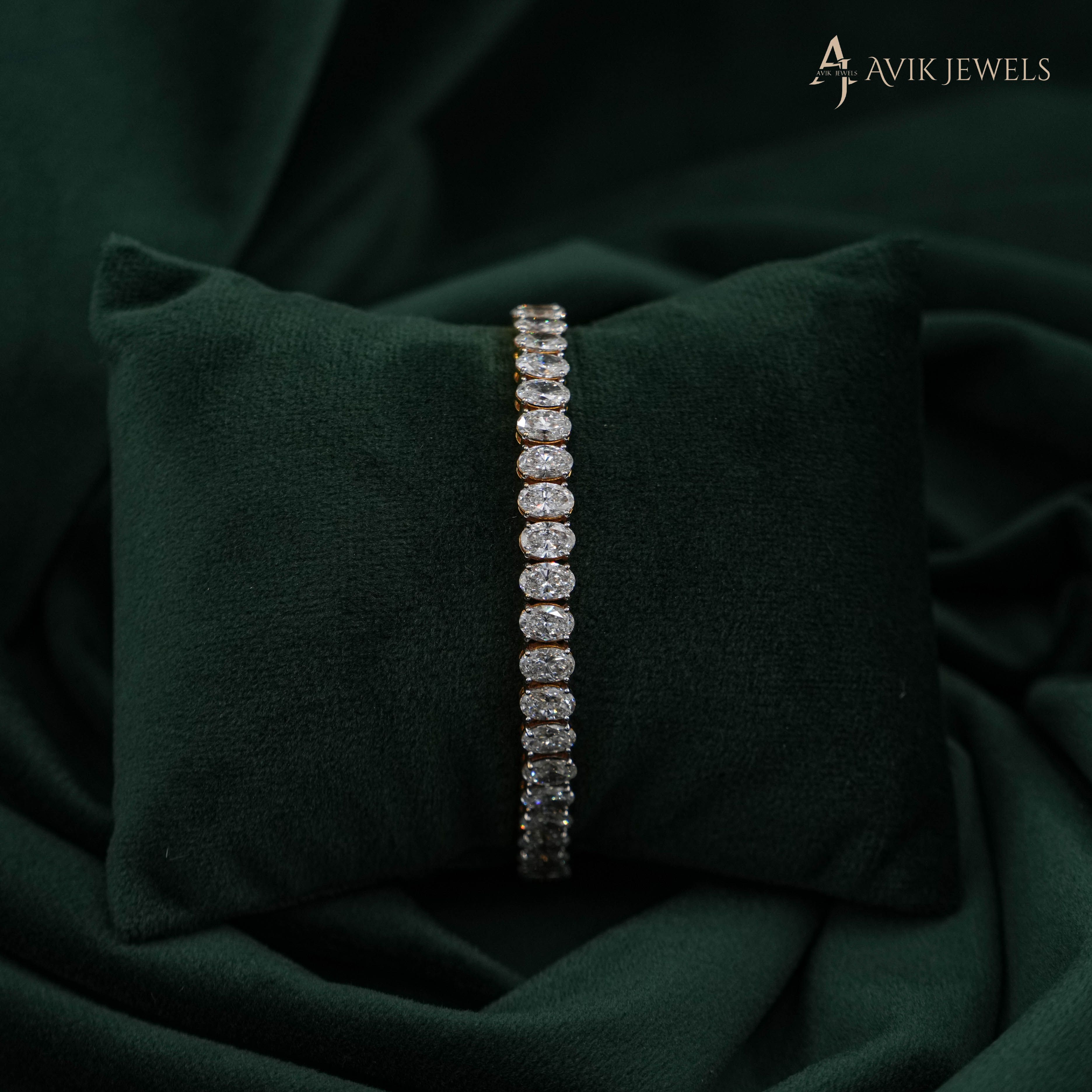Lab Grown Diamond Tennis Bracelet