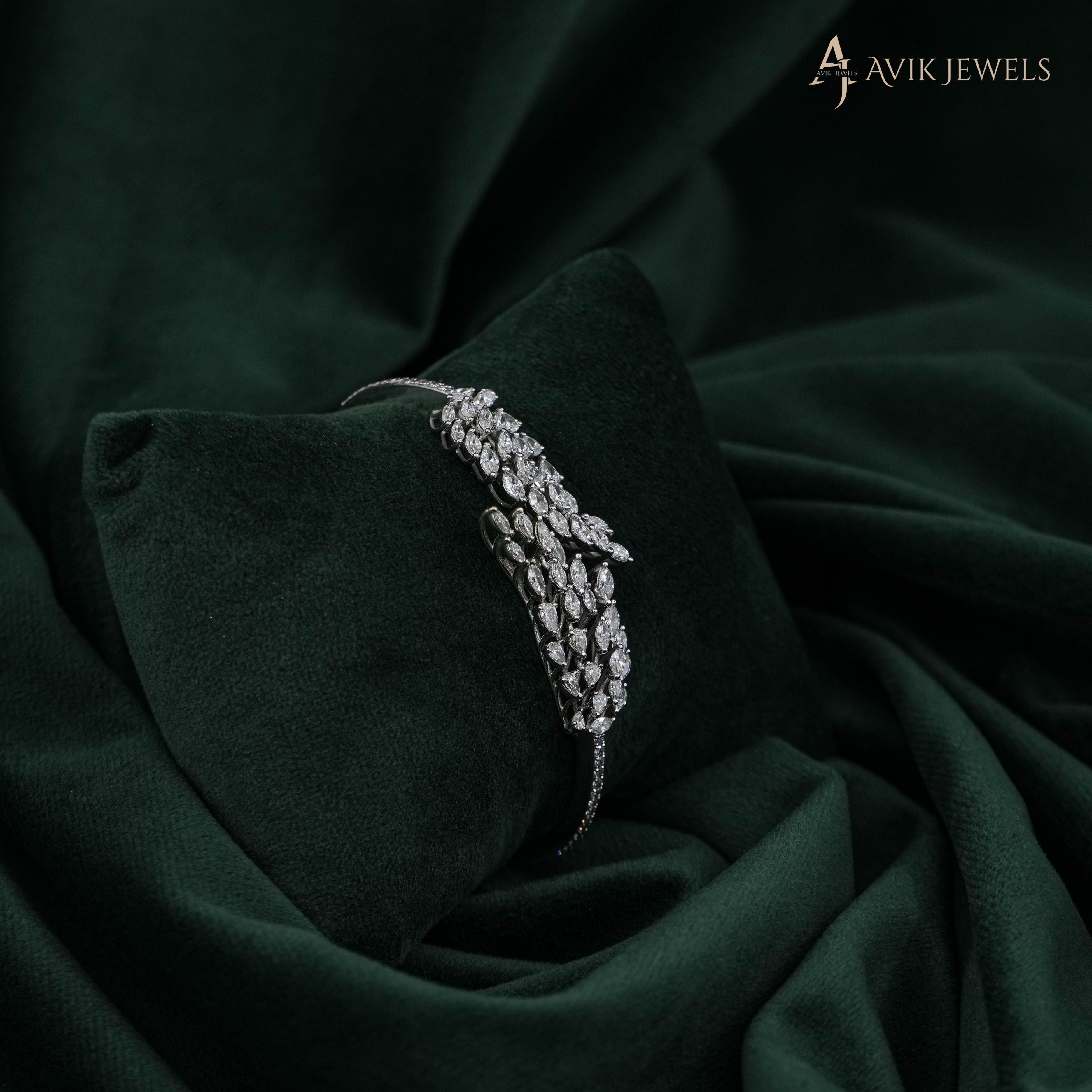 Avik Jewels - Lab Grown Diamond Tennis Bracelet