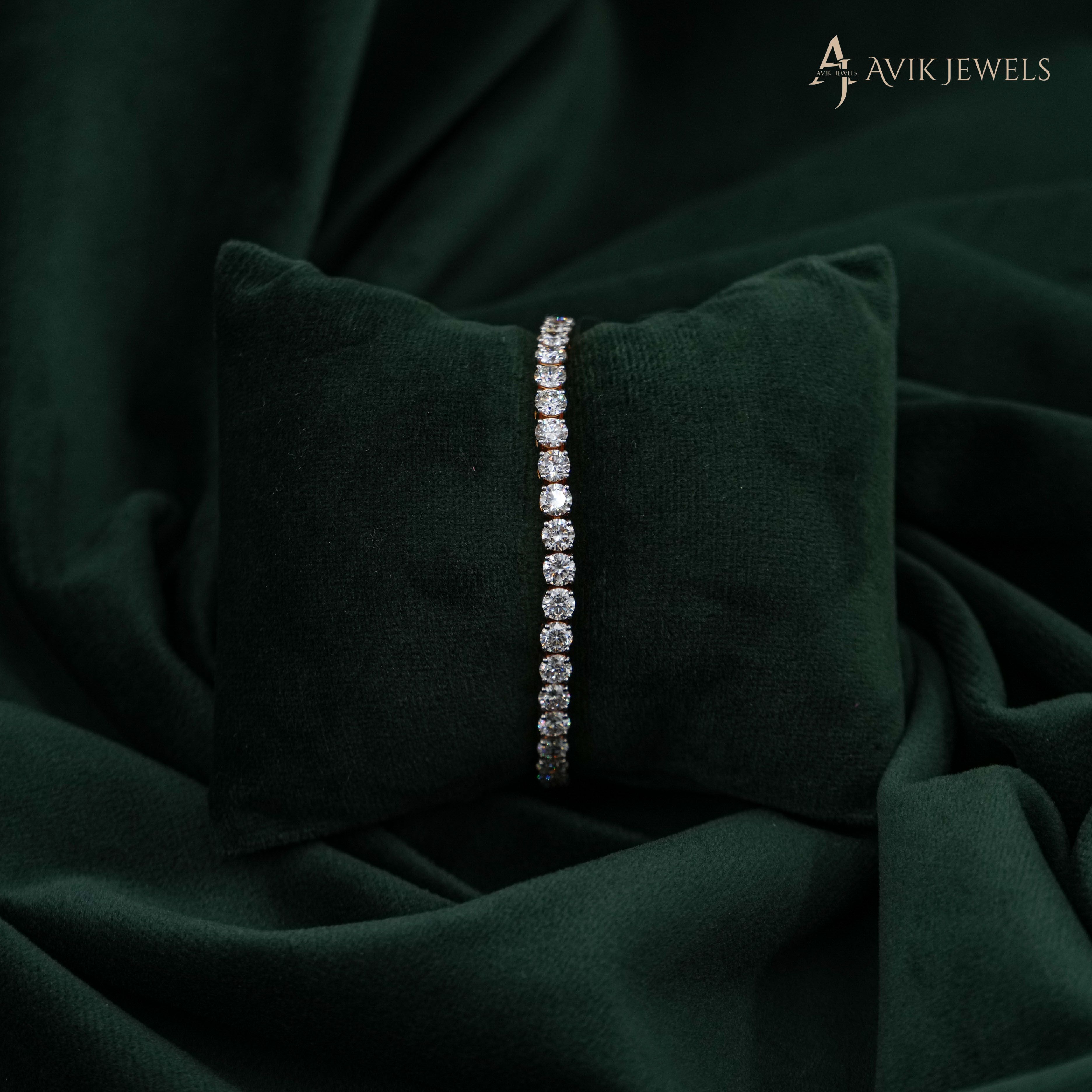 Lab Grown Diamond Tennis Bracelet