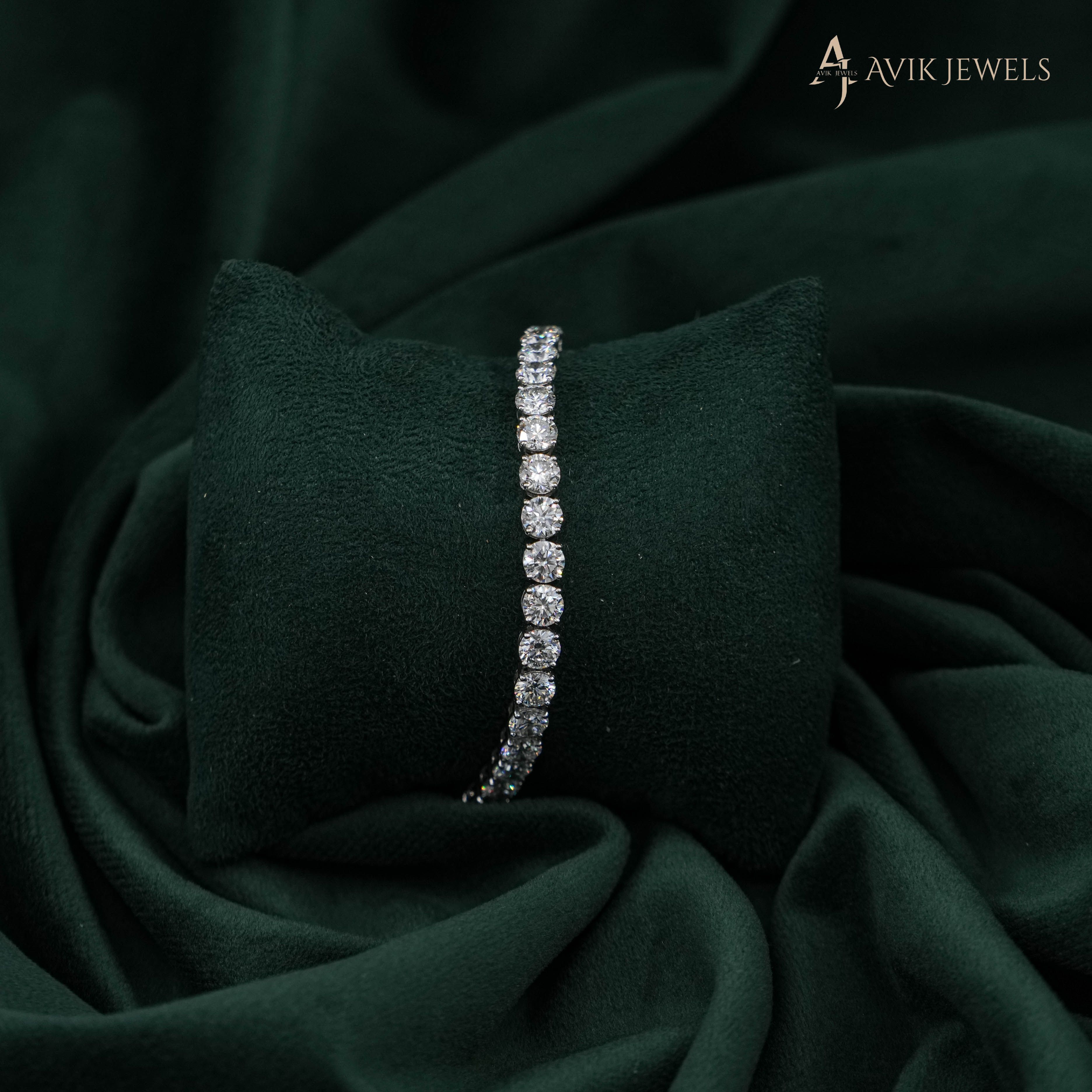 Lab Grown Diamond Tennis Bracelet