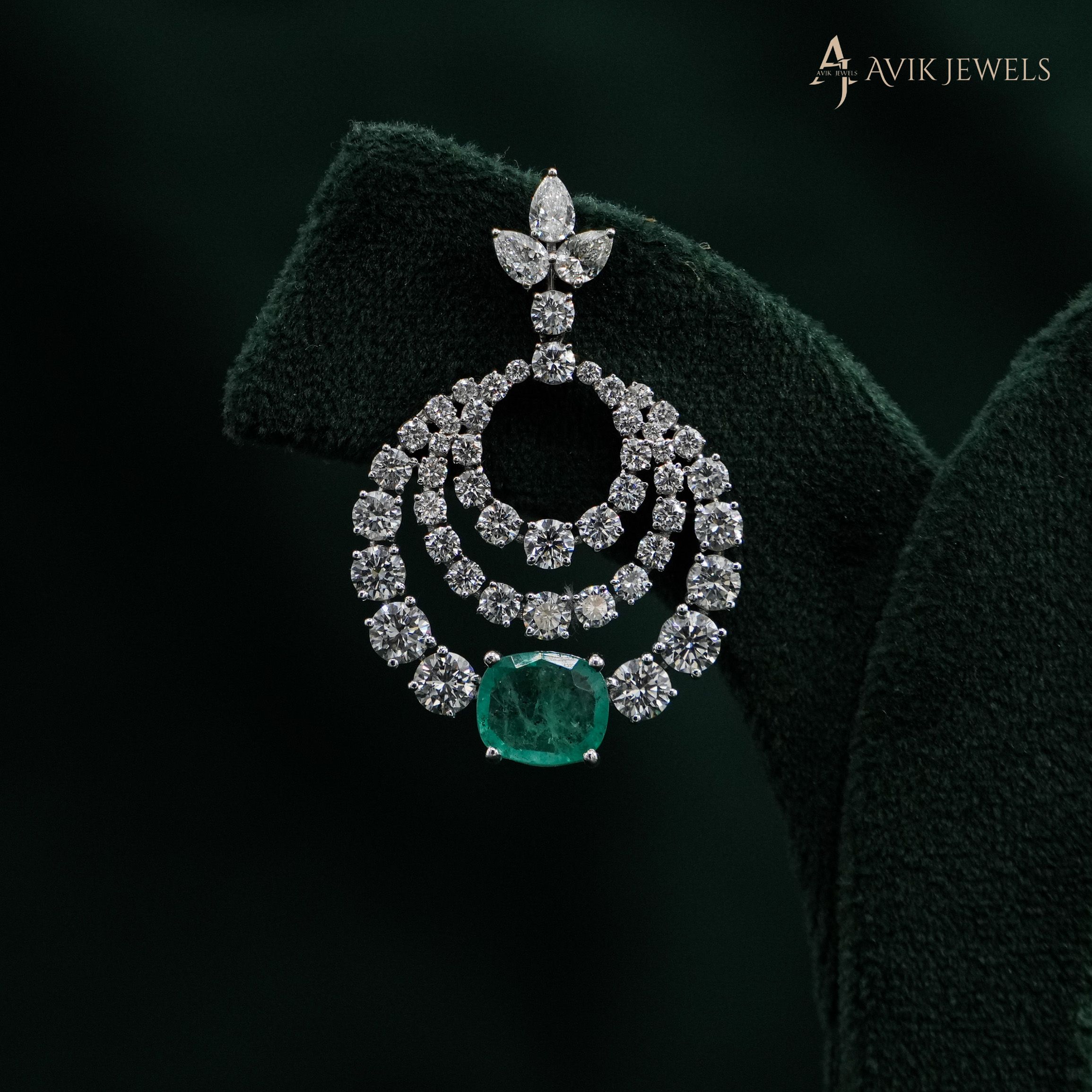 Lab Grown Diamond Drop Earrings