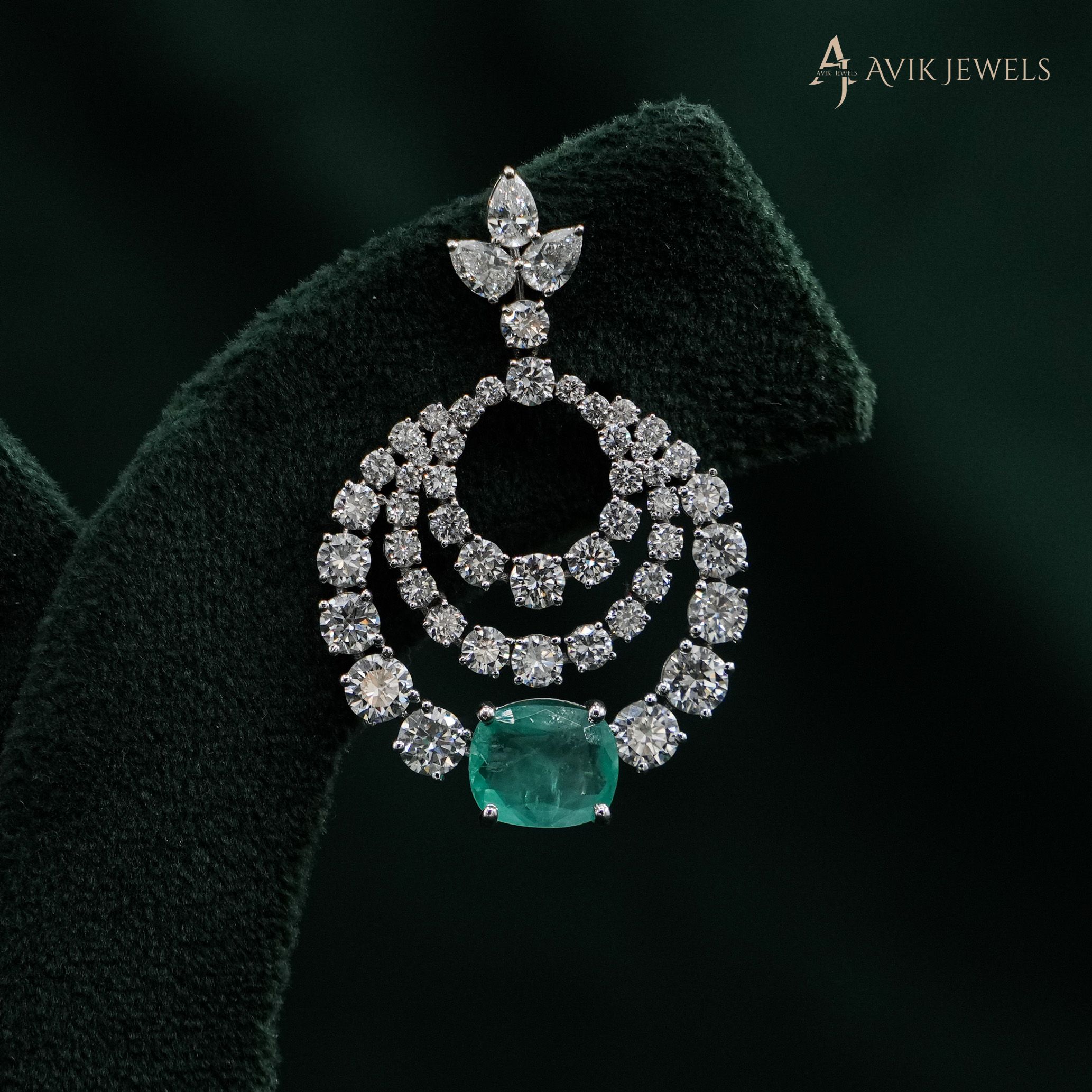 Lab Grown Diamond Drop Earrings