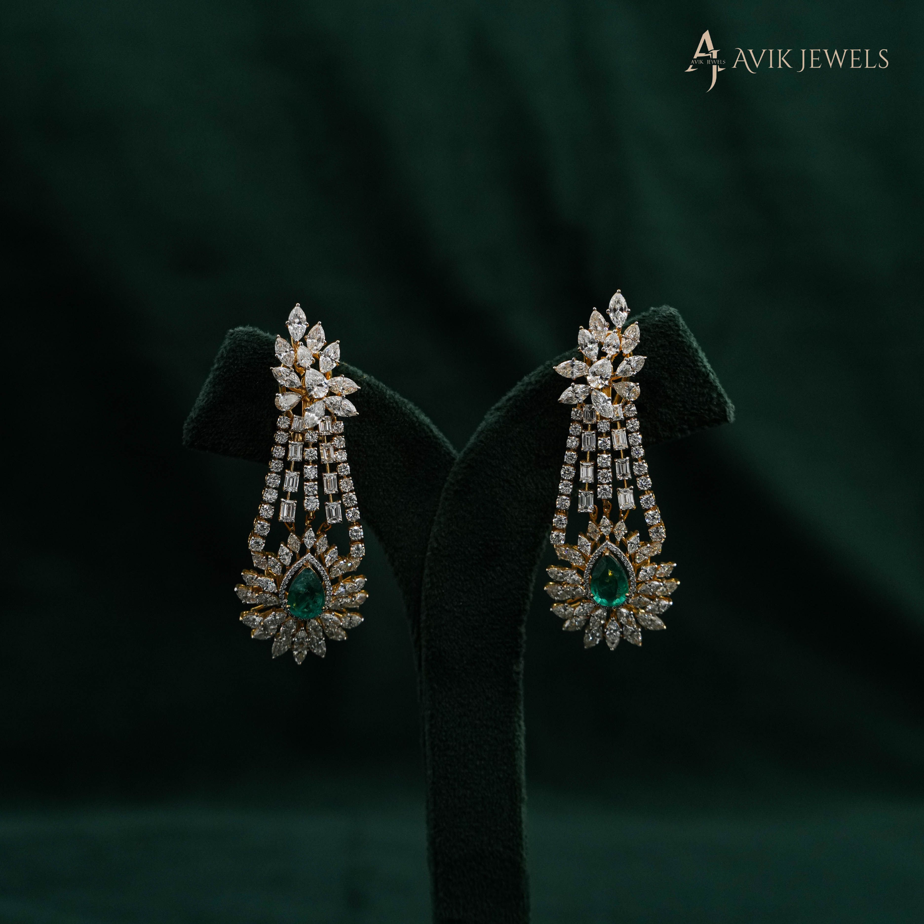 Lab Grown Diamond Drop Earrings