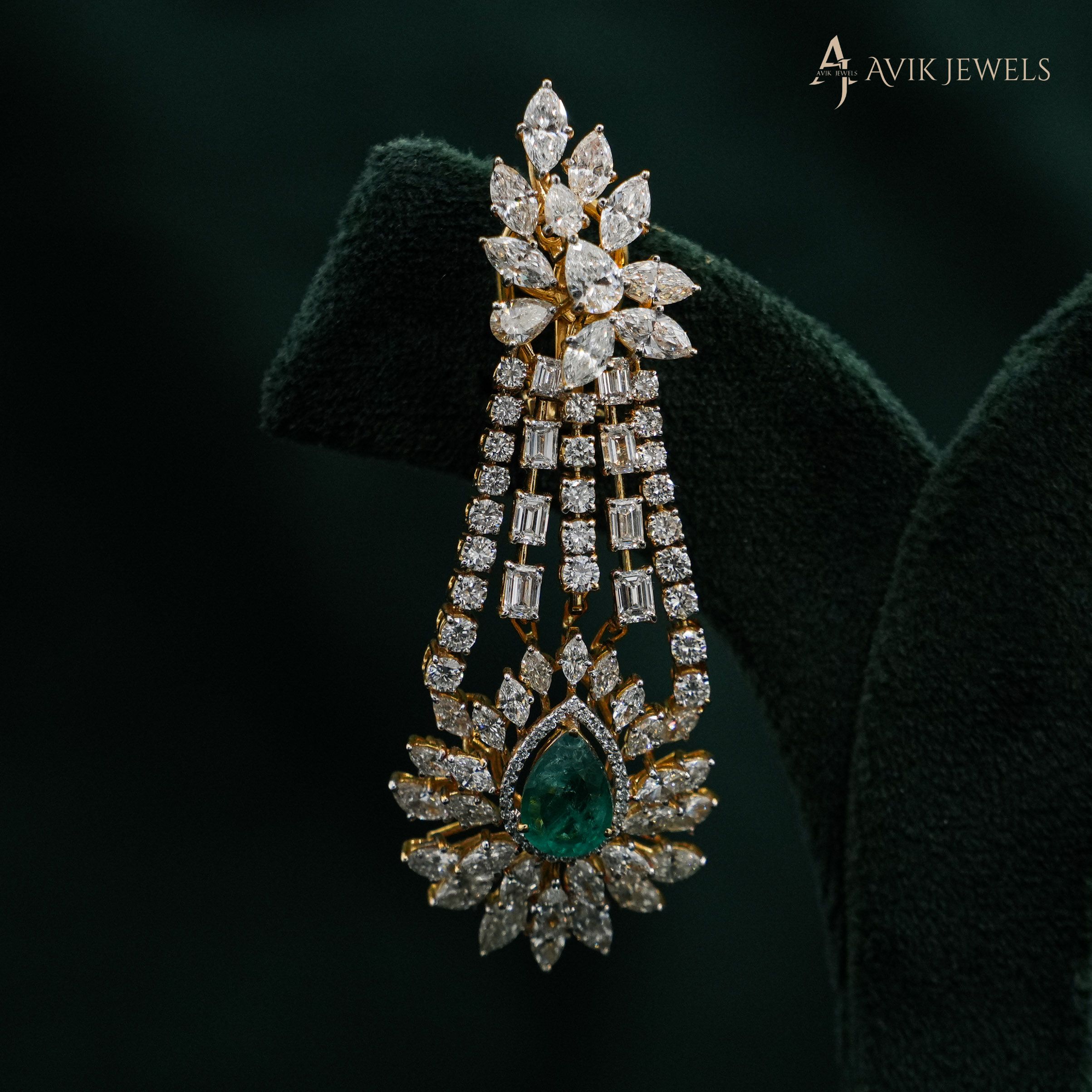 Avik Jewels - Lab Grown Diamond Drop Earrings