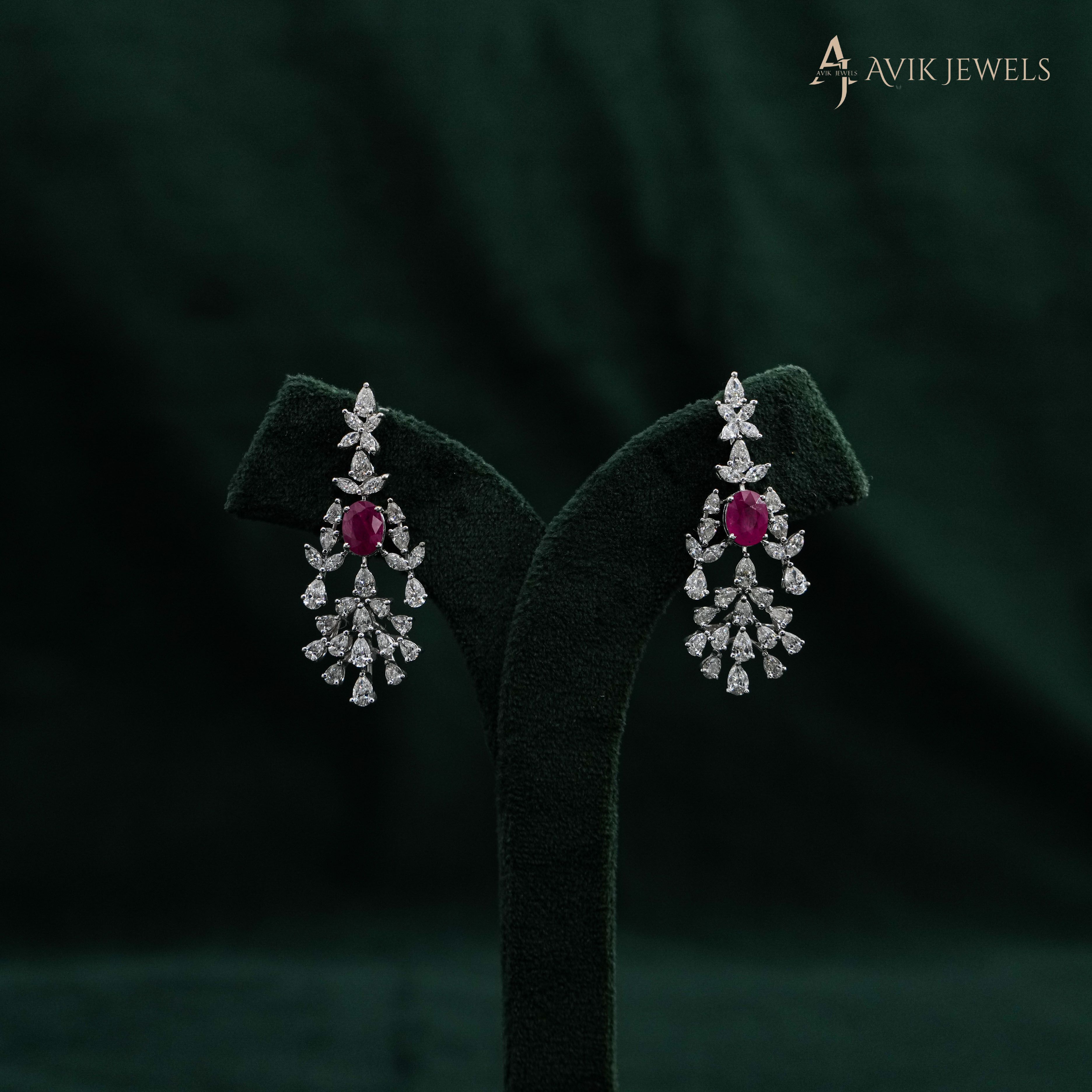 Emerald Drop Earrings