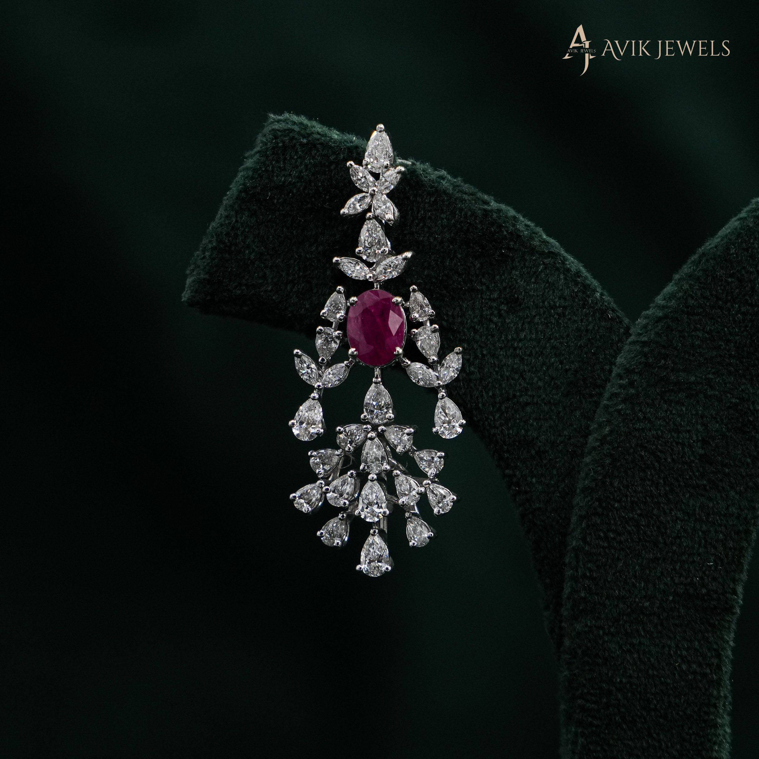 Emerald Drop Earrings