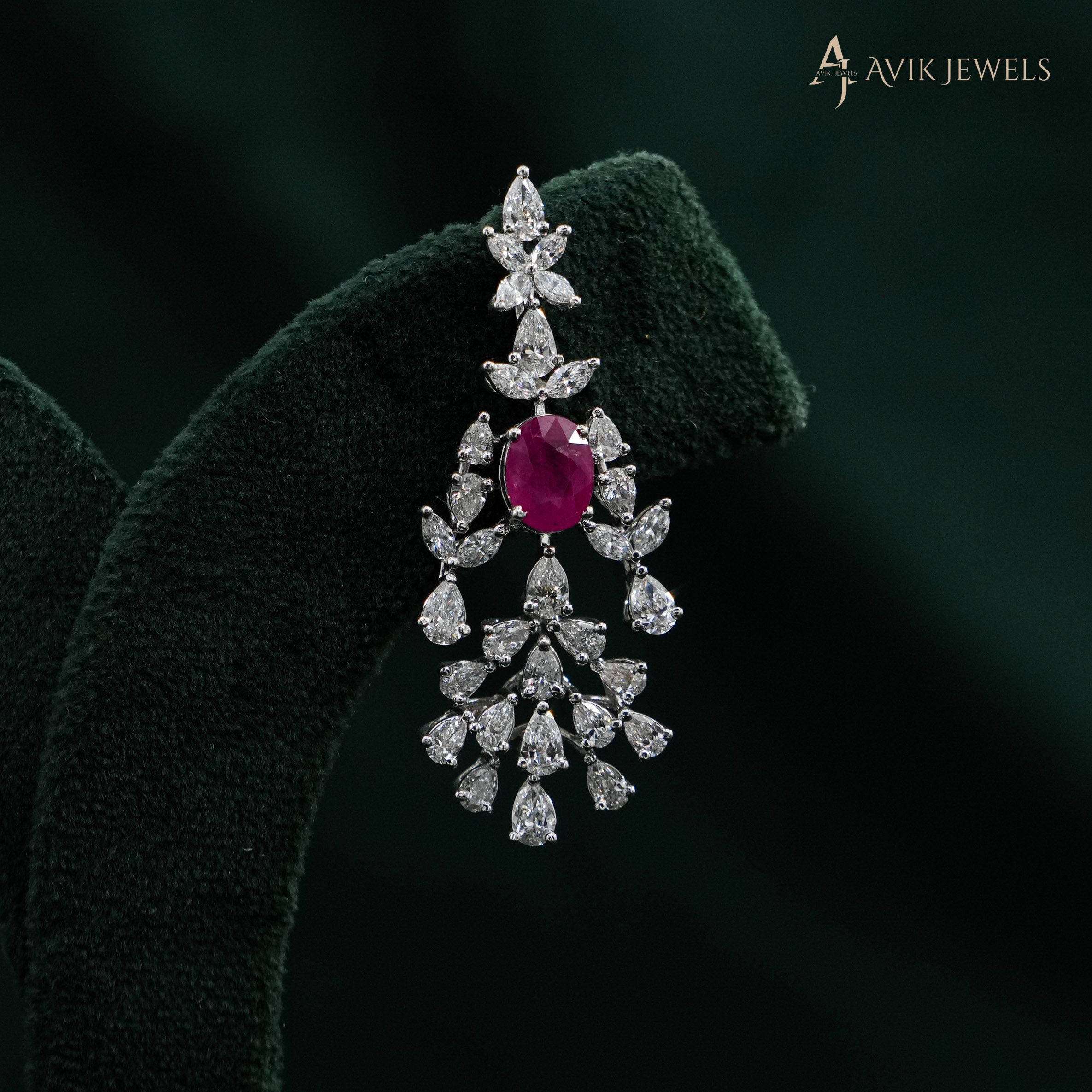 Emerald Drop Earrings