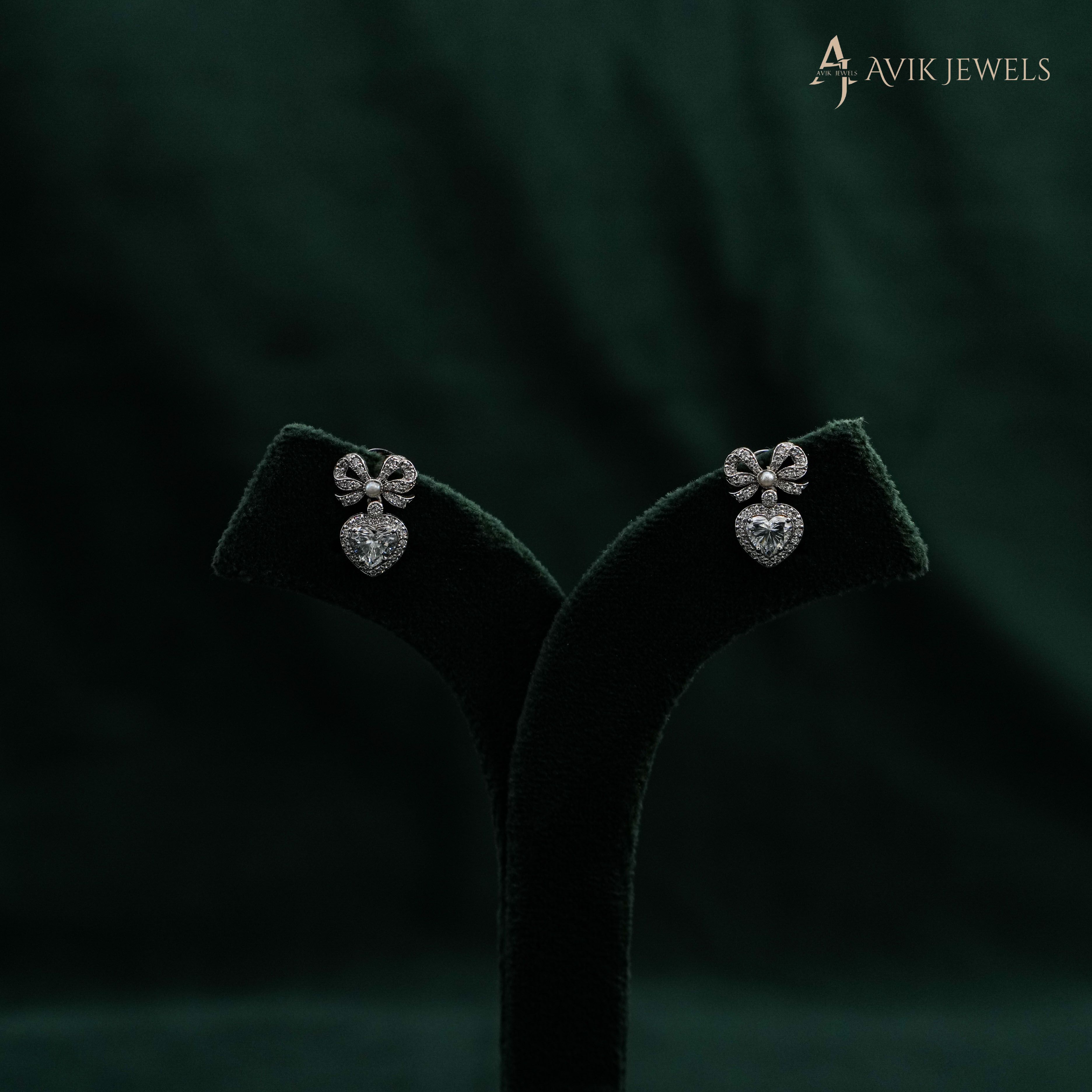 Lab Grown Diamond Drop Earrings