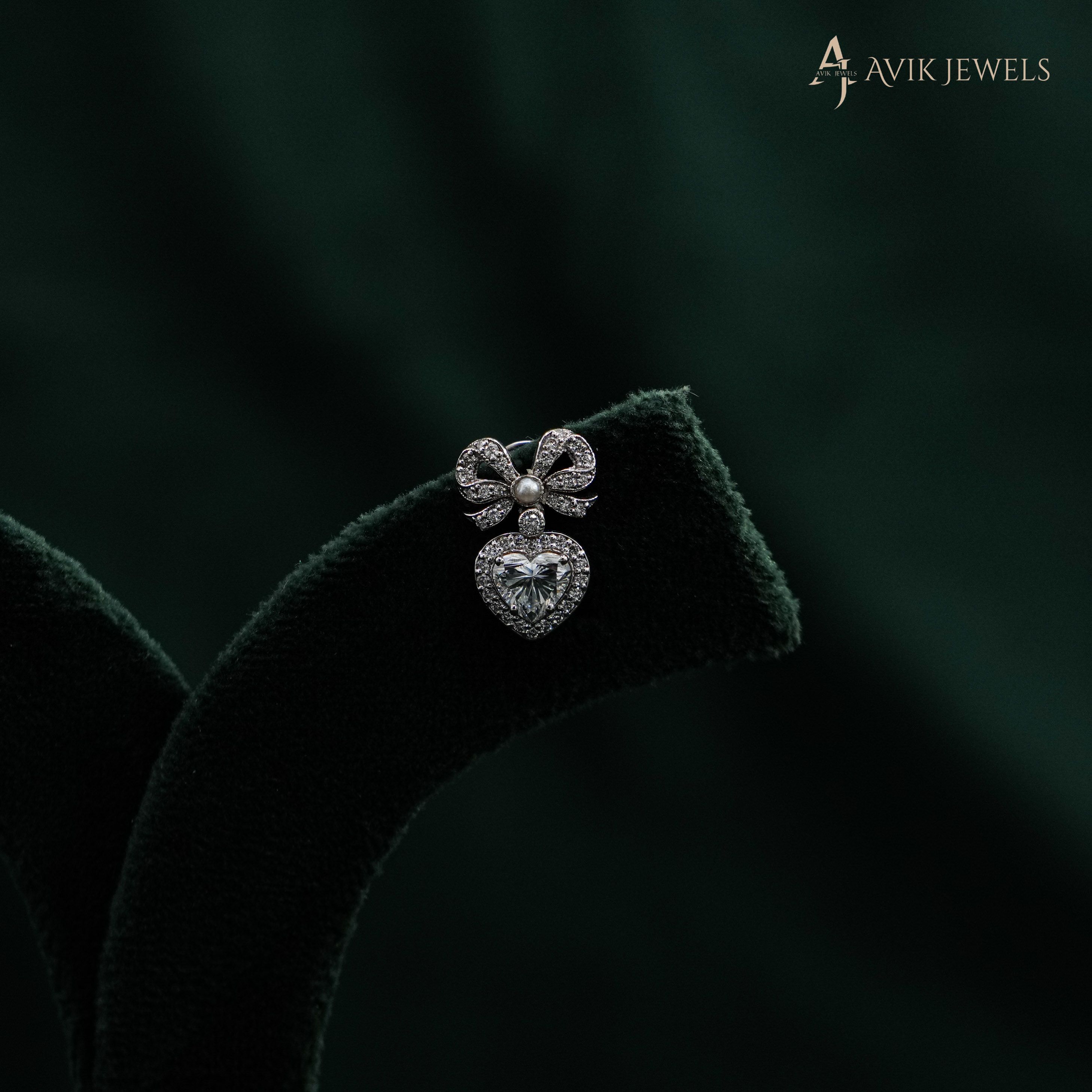 Lab Grown Diamond Drop Earrings