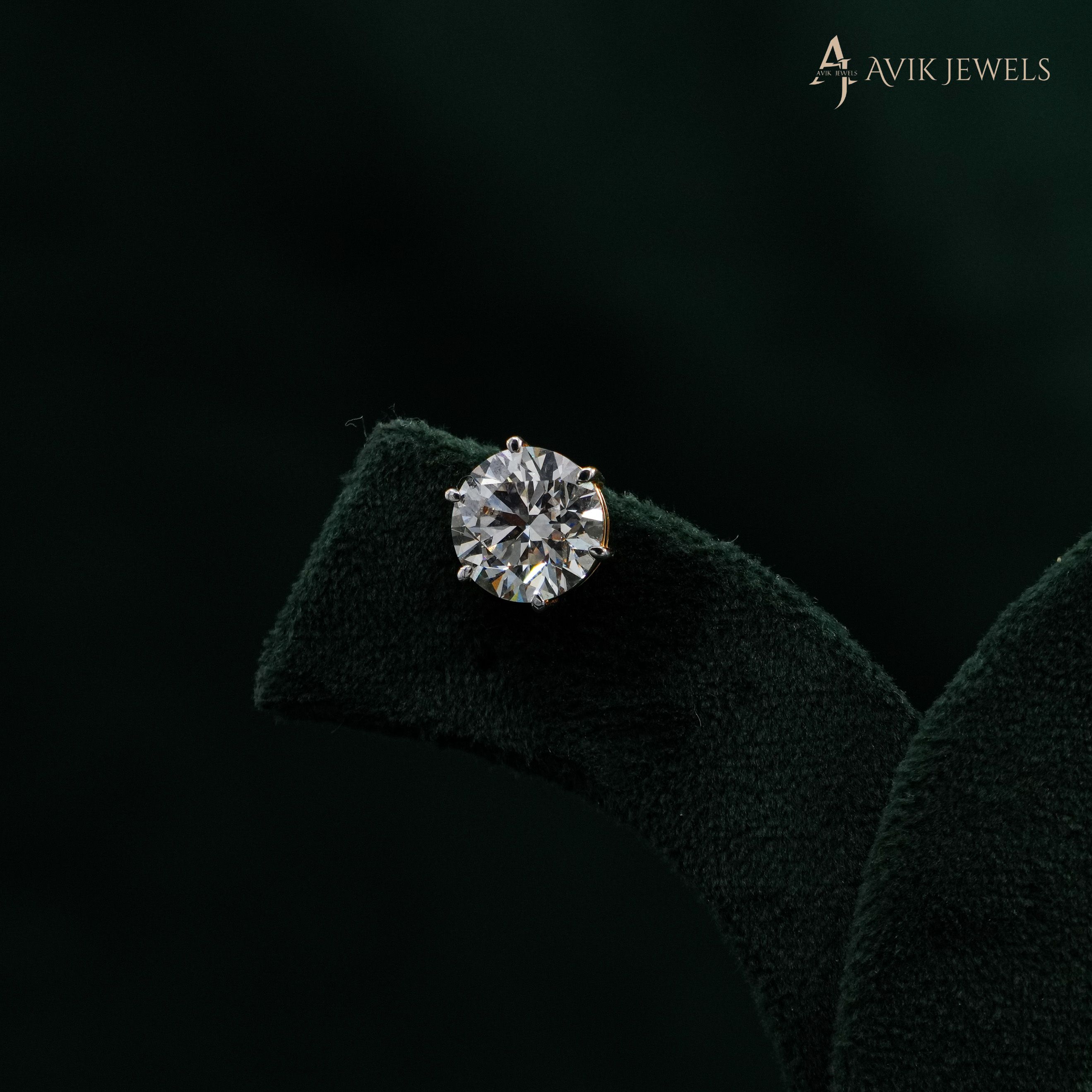 Avik Jewels - Lab Grown Diamond Stud Earrings