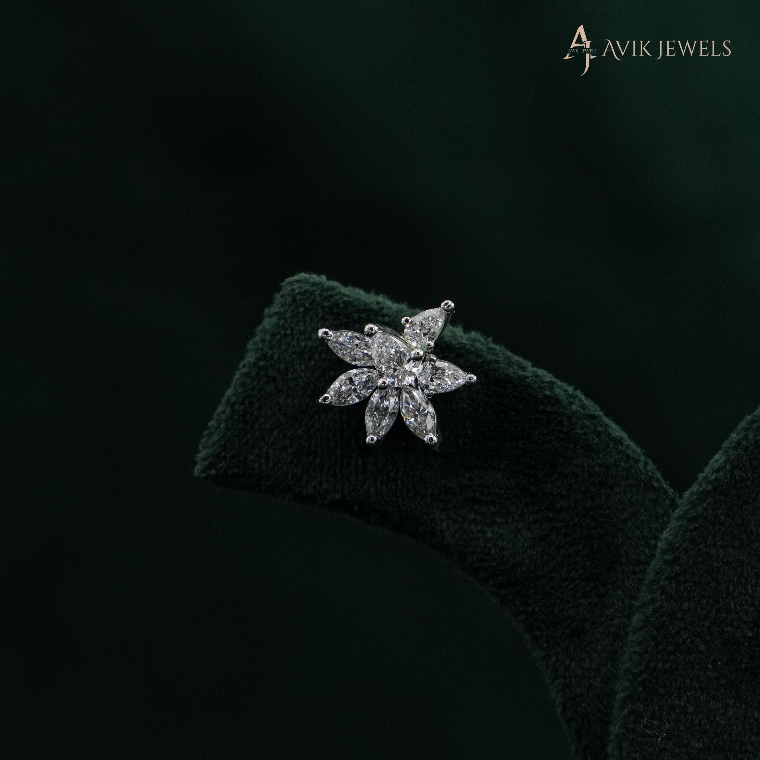 Avik Jewels - Ruby Stud Earrings