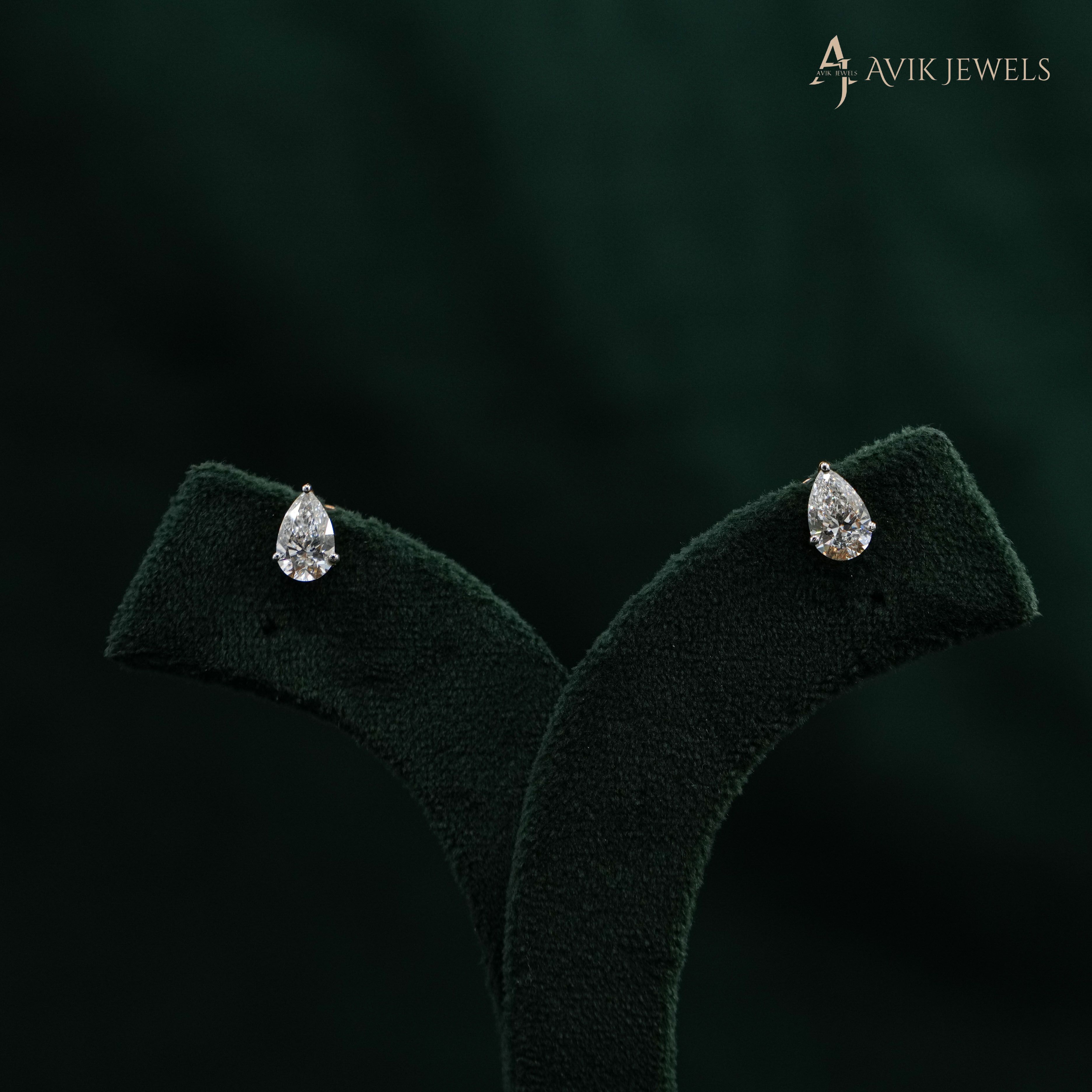 Lab Grown Diamond Stud Earrings