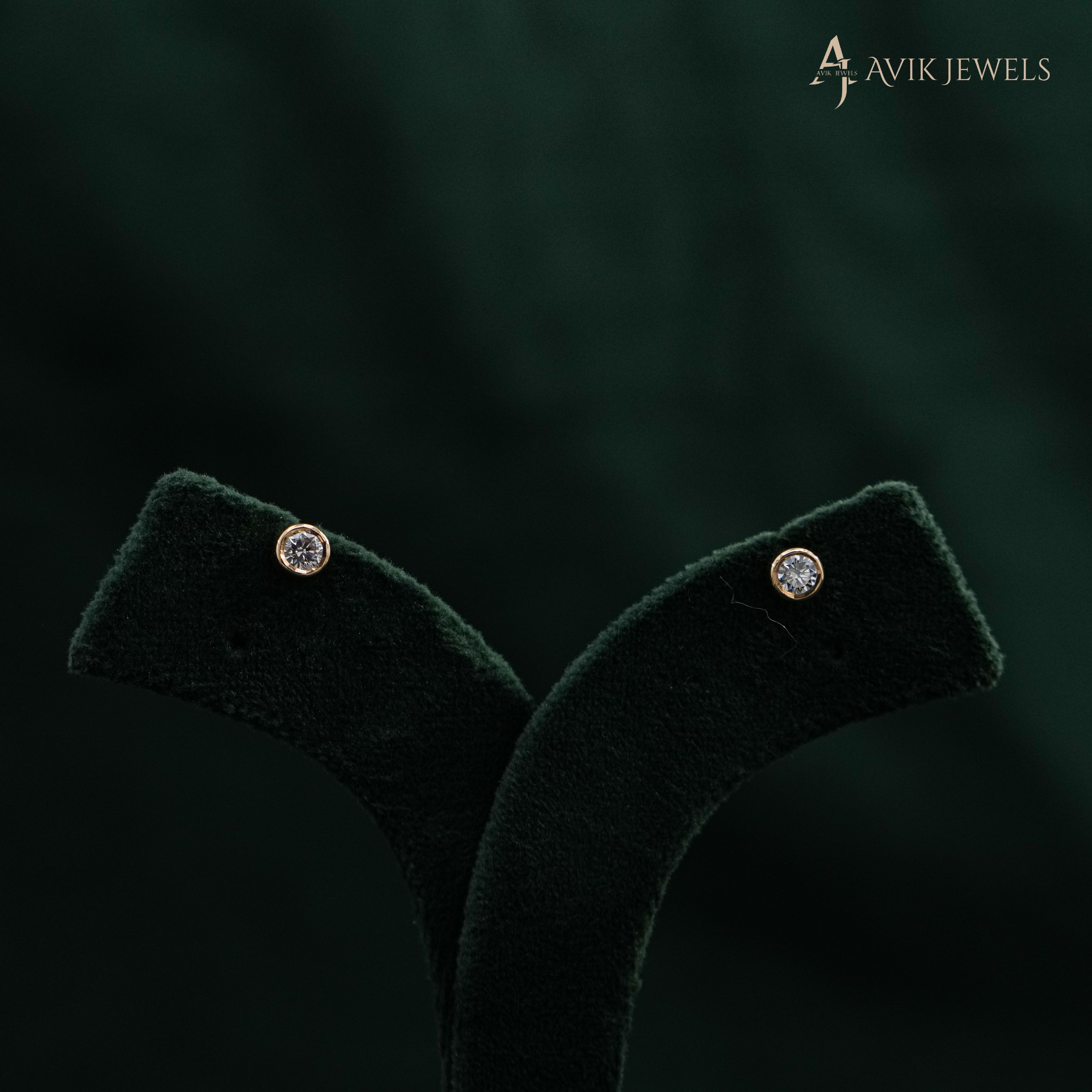 Lab Grown Diamond Stud Earrings